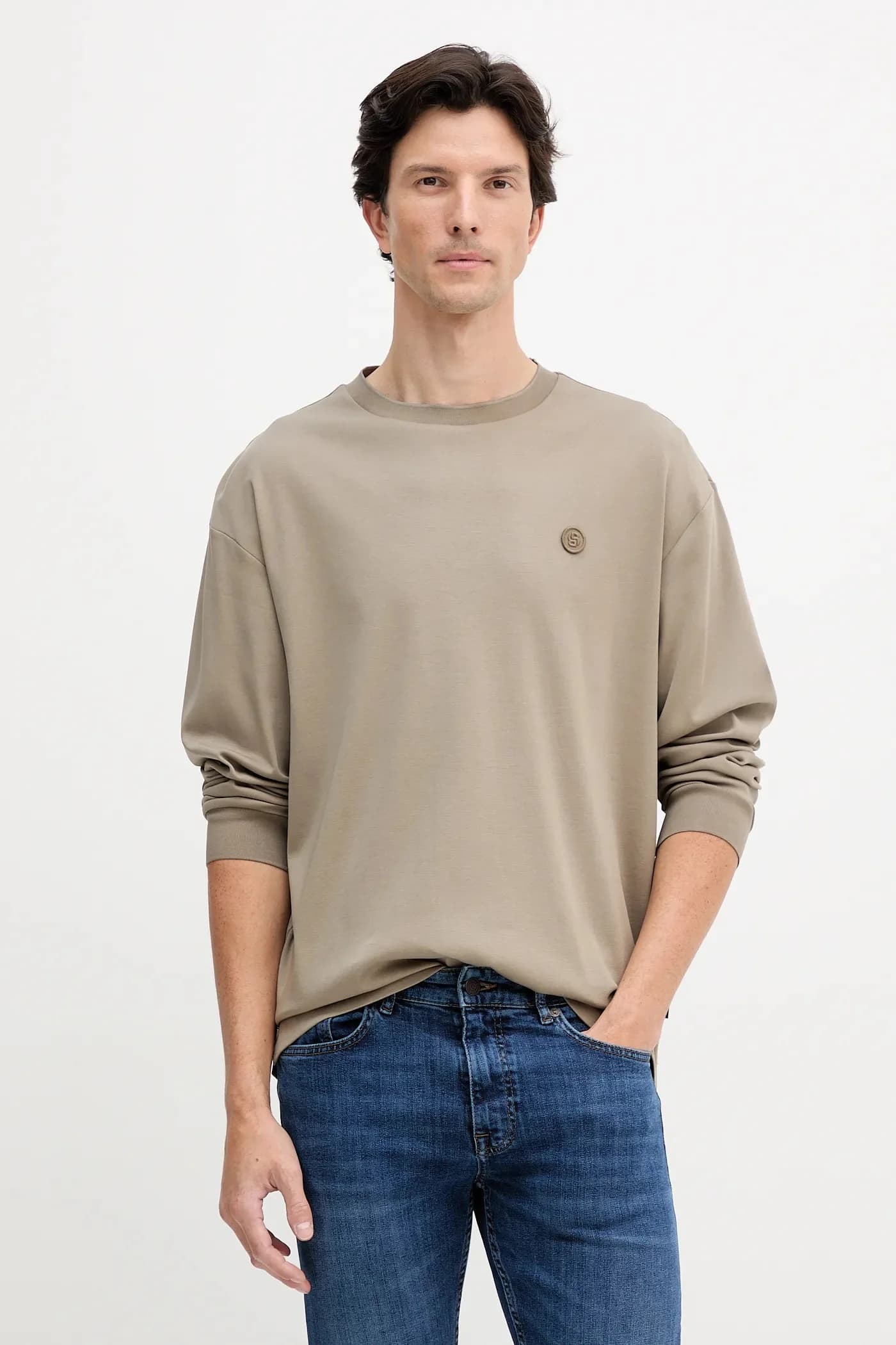 Хлопковая рубашка с длинными рукавами C-Tubby 116