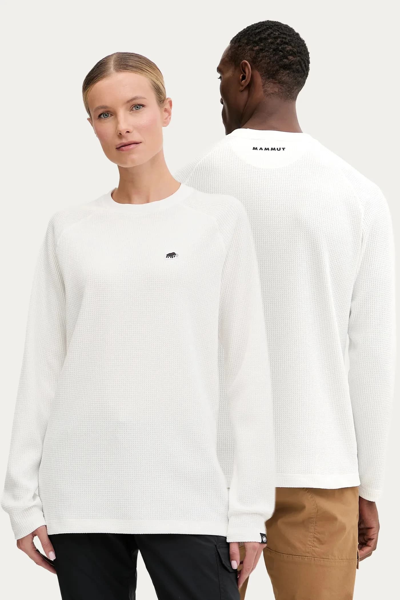 Вафельный с длинным рукавом