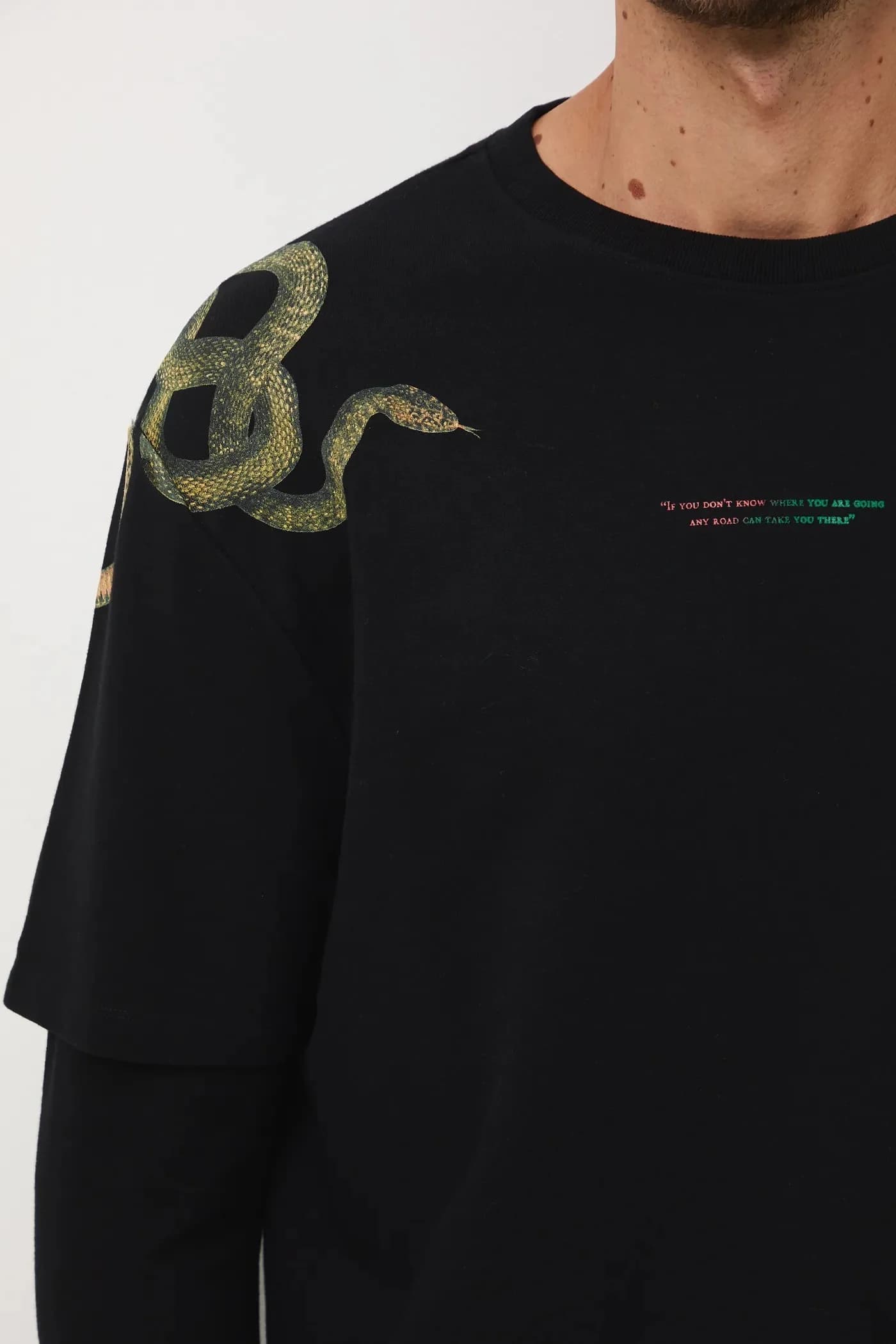 Хлопковая рубашка с длинным рукавом - фото 5