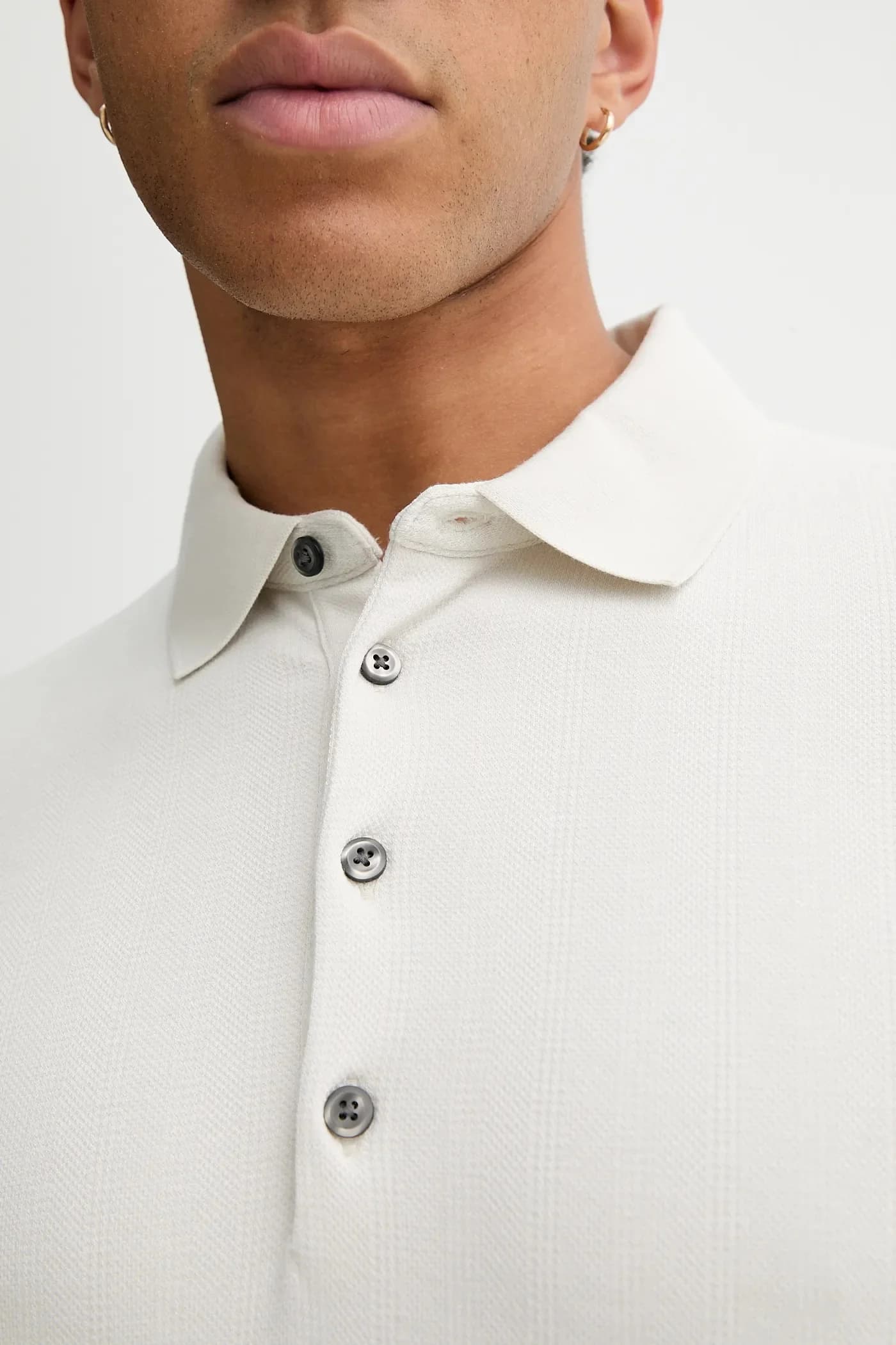 Лонгслив из смесовой шерсти - фото 4