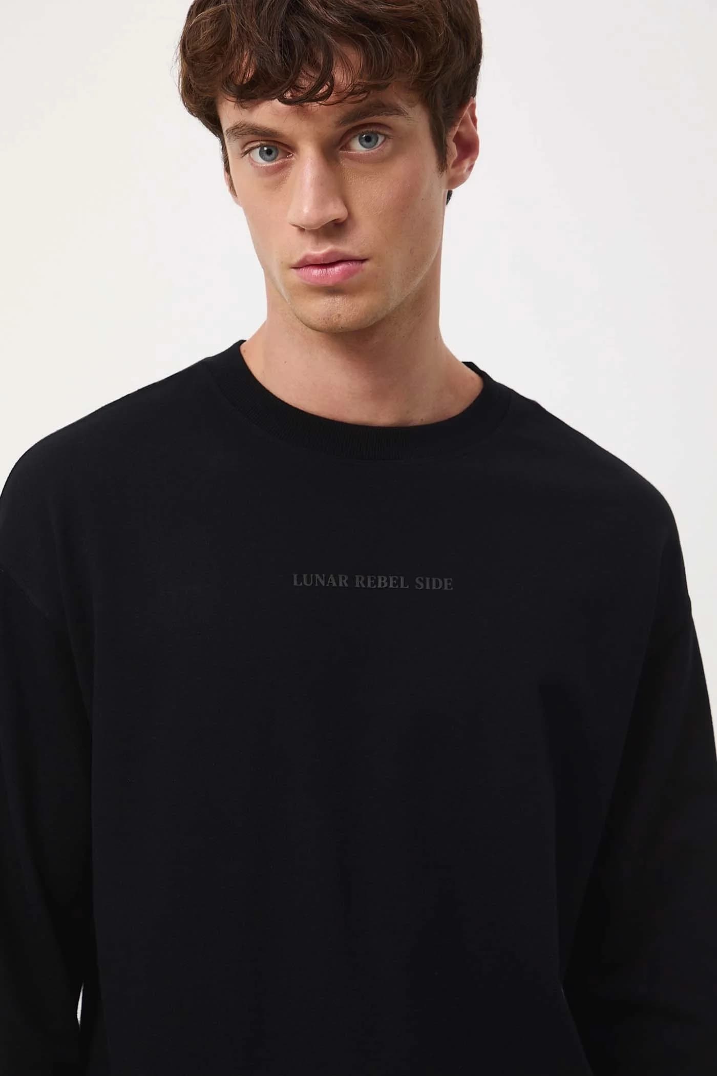 Хлопковая рубашка с длинным рукавом - фото 5