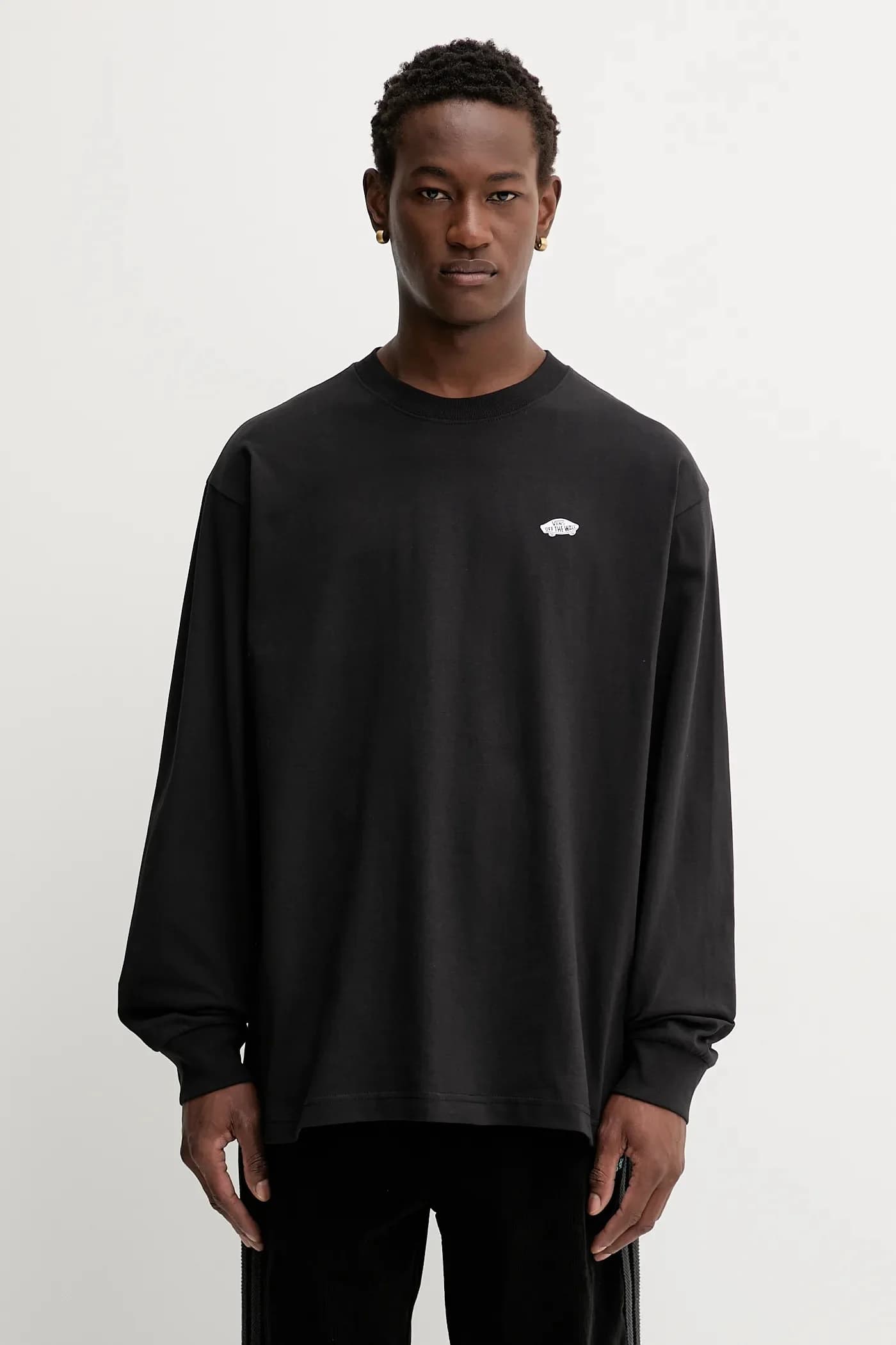 Хлопковая рубашка с длинным рукавом - фото 3