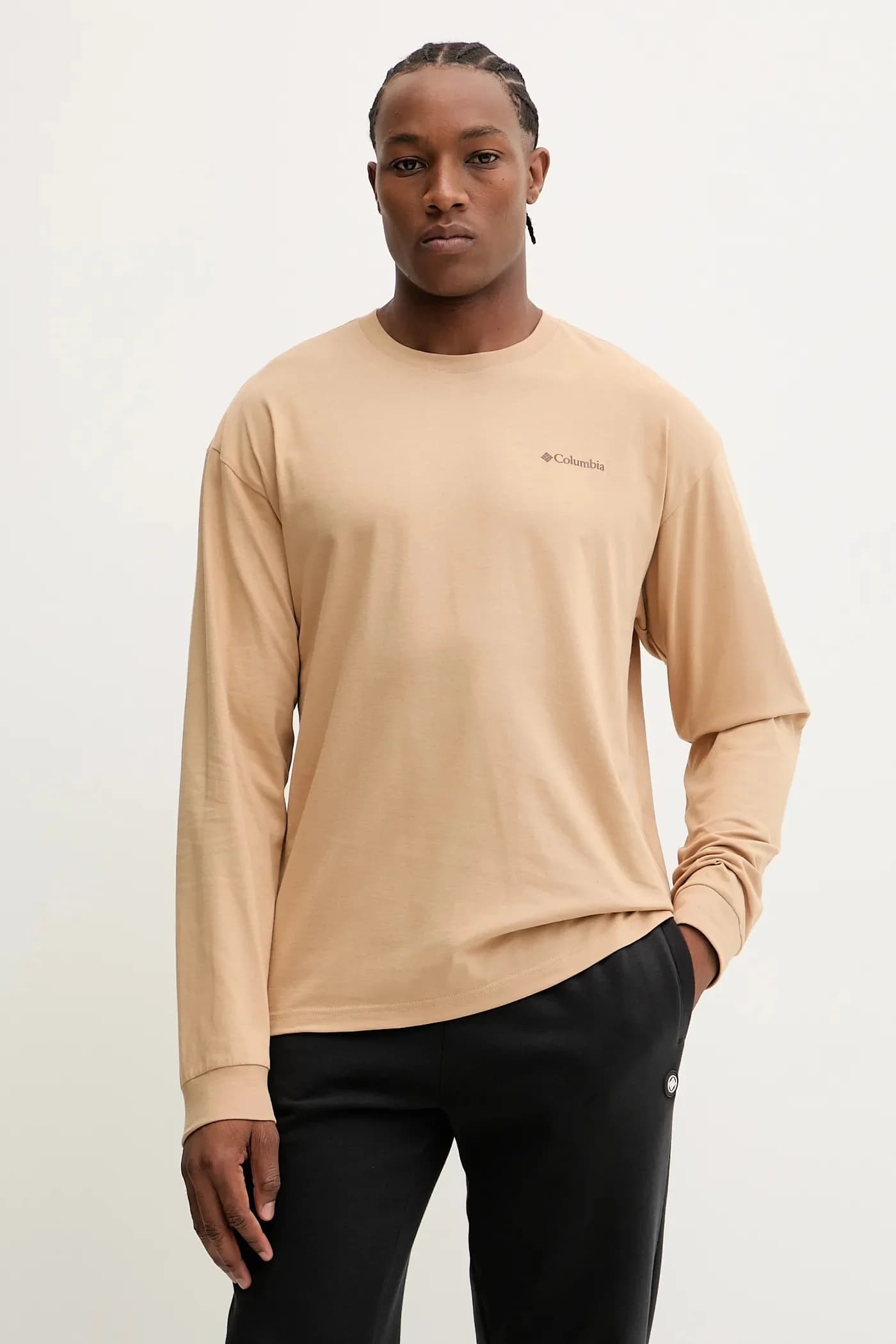 Хлопковая рубашка с длинным рукавом - фото 3