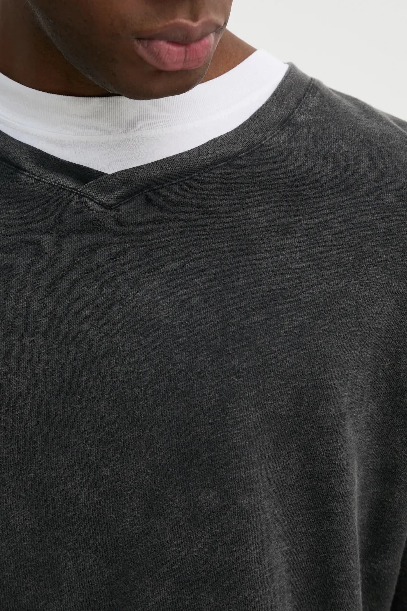 Хлопковая рубашка с длинным рукавом - фото 5