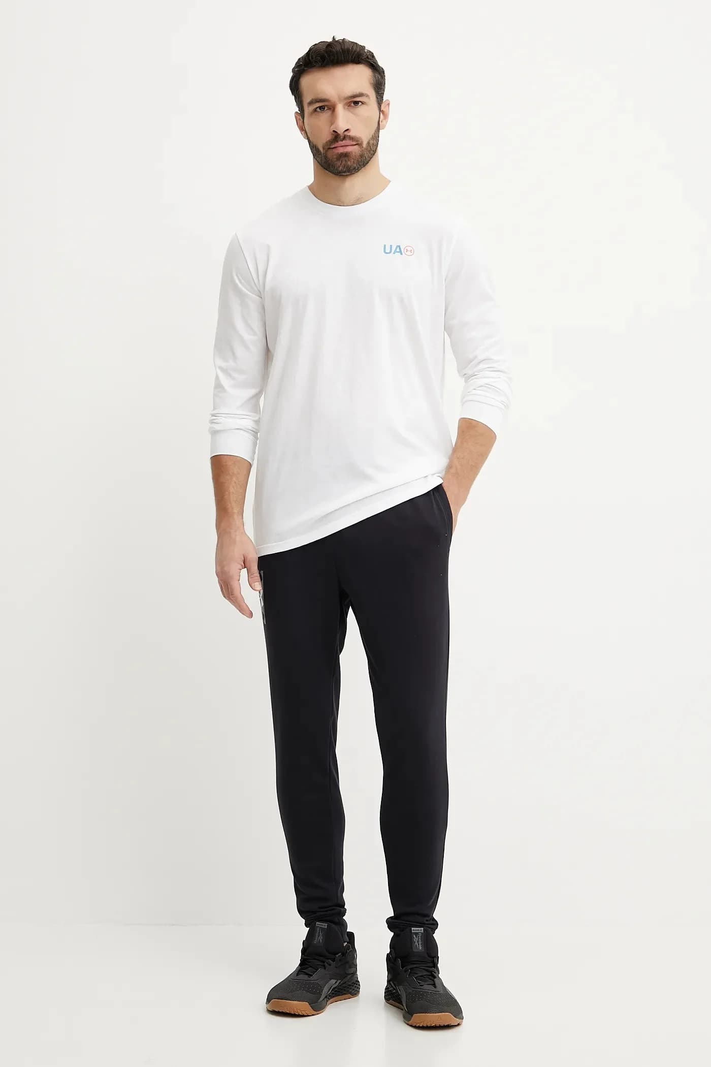 Тренировочная одежда с длинными рукавами и логотипом - фото 2