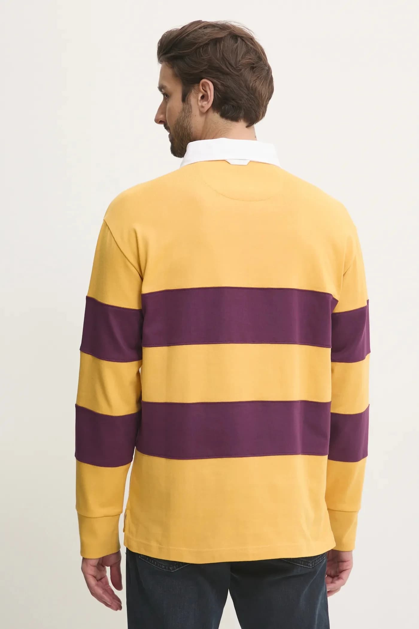 Хлопковая рубашка с длинным рукавом - фото 3