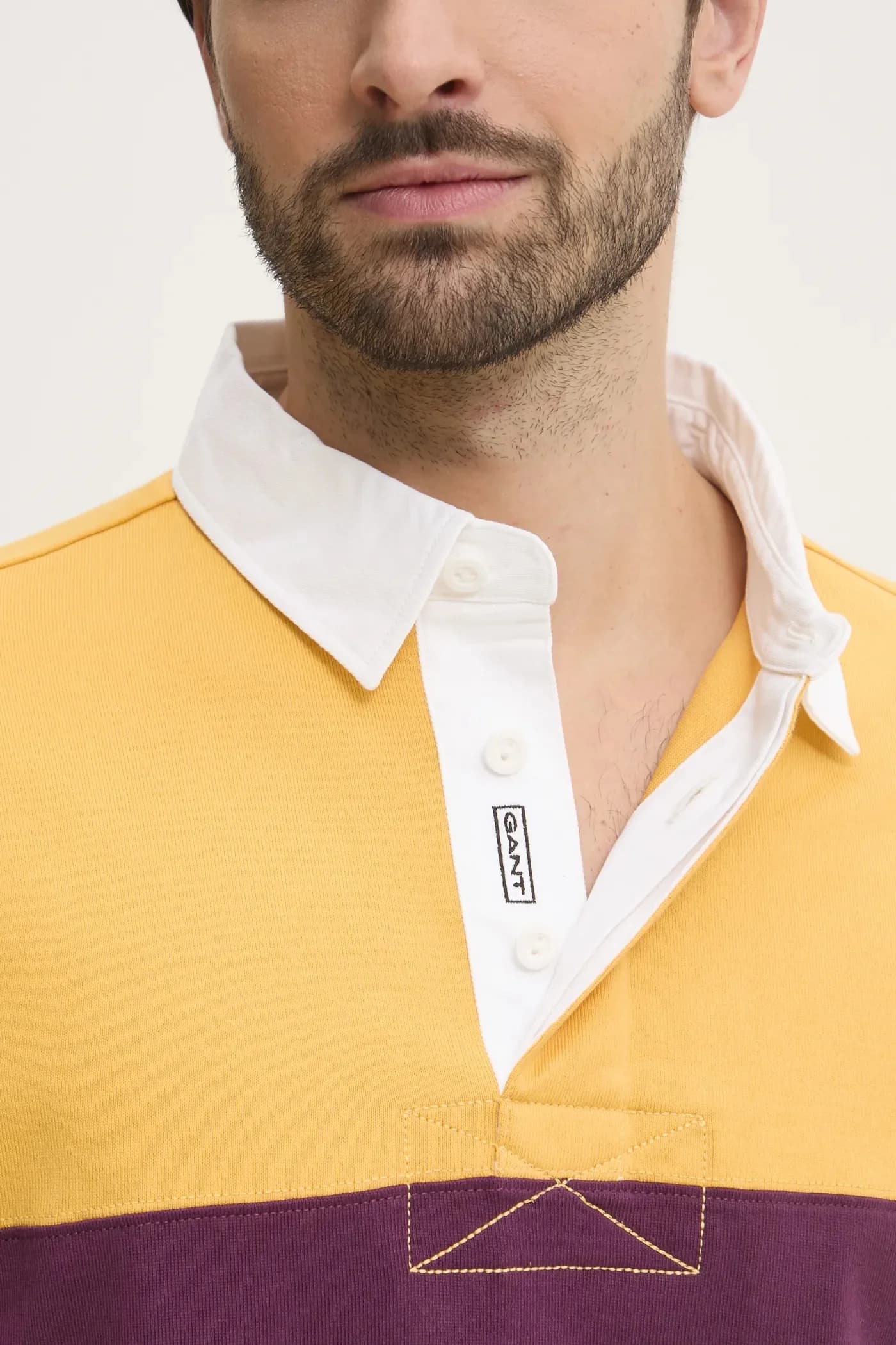 Хлопковая рубашка с длинным рукавом - фото 5