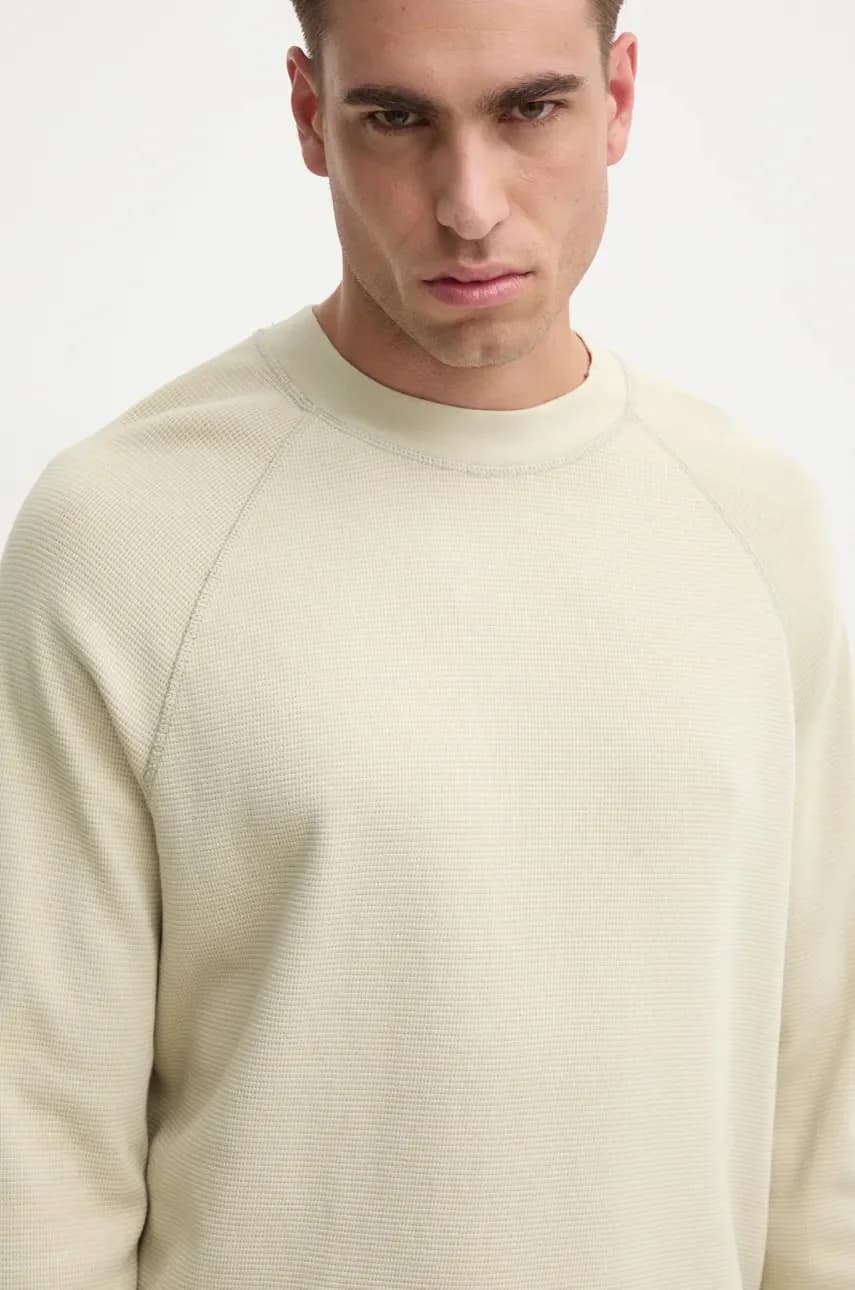 Хлопковая рубашка с длинным рукавом - фото 4