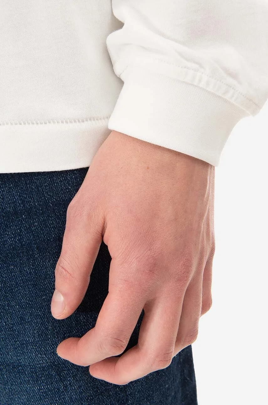 Хлопковая рубашка с длинным рукавом - фото 4