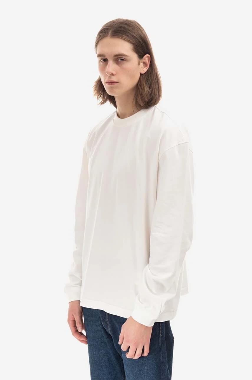 Хлопковая рубашка с длинным рукавом - фото 5