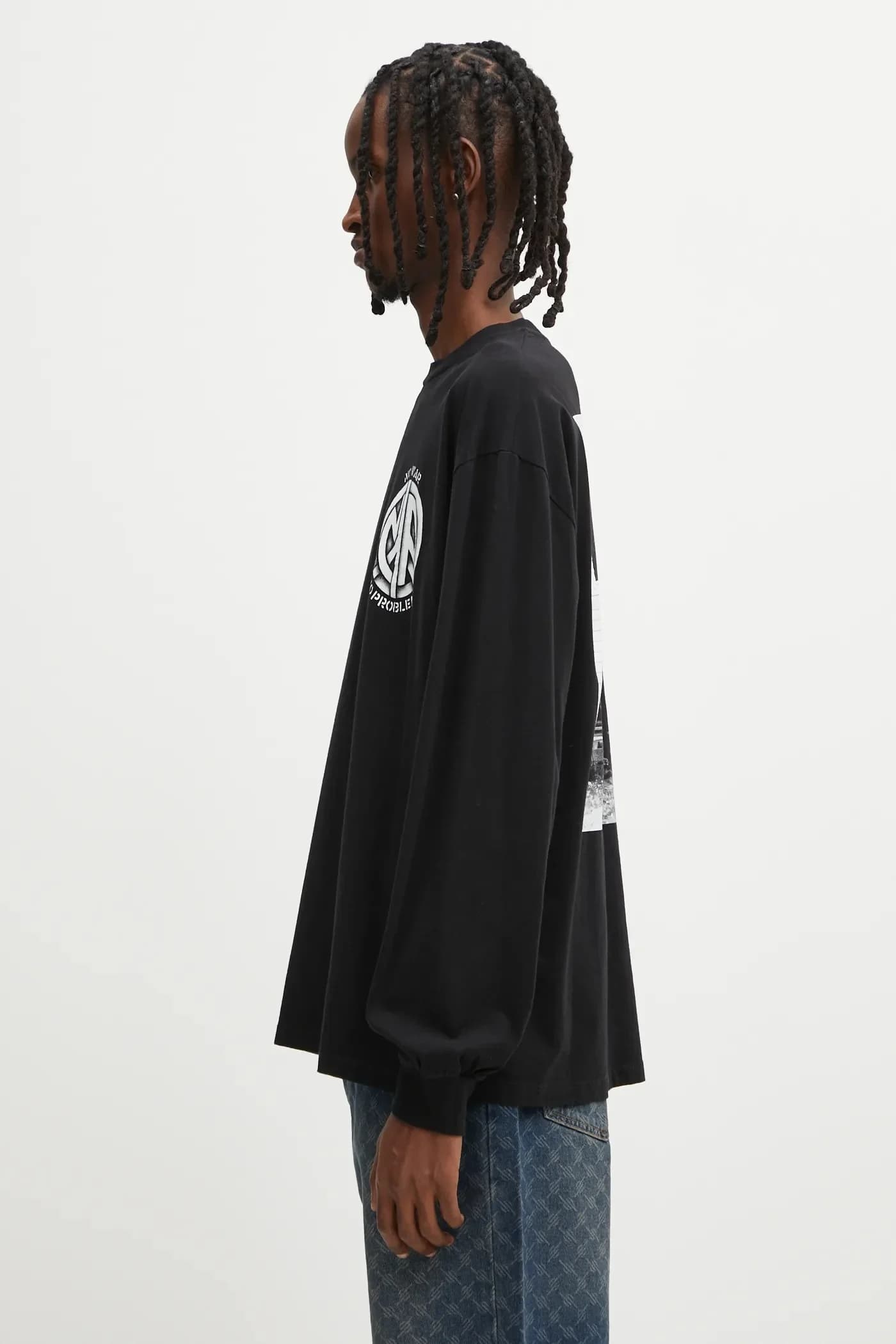 Хлопковая рубашка No War с длинными рукавами - фото 2