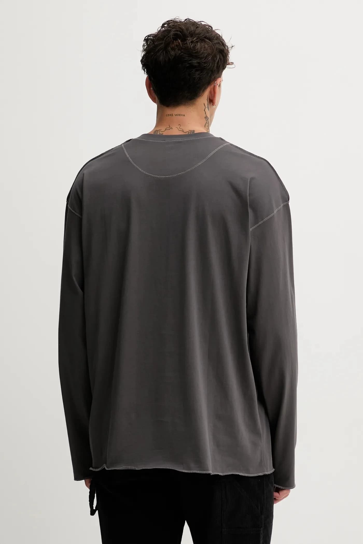 Хлопковая рубашка с длинным рукавом T-CRAHOR-BOXT-LS-T1 - фото 3