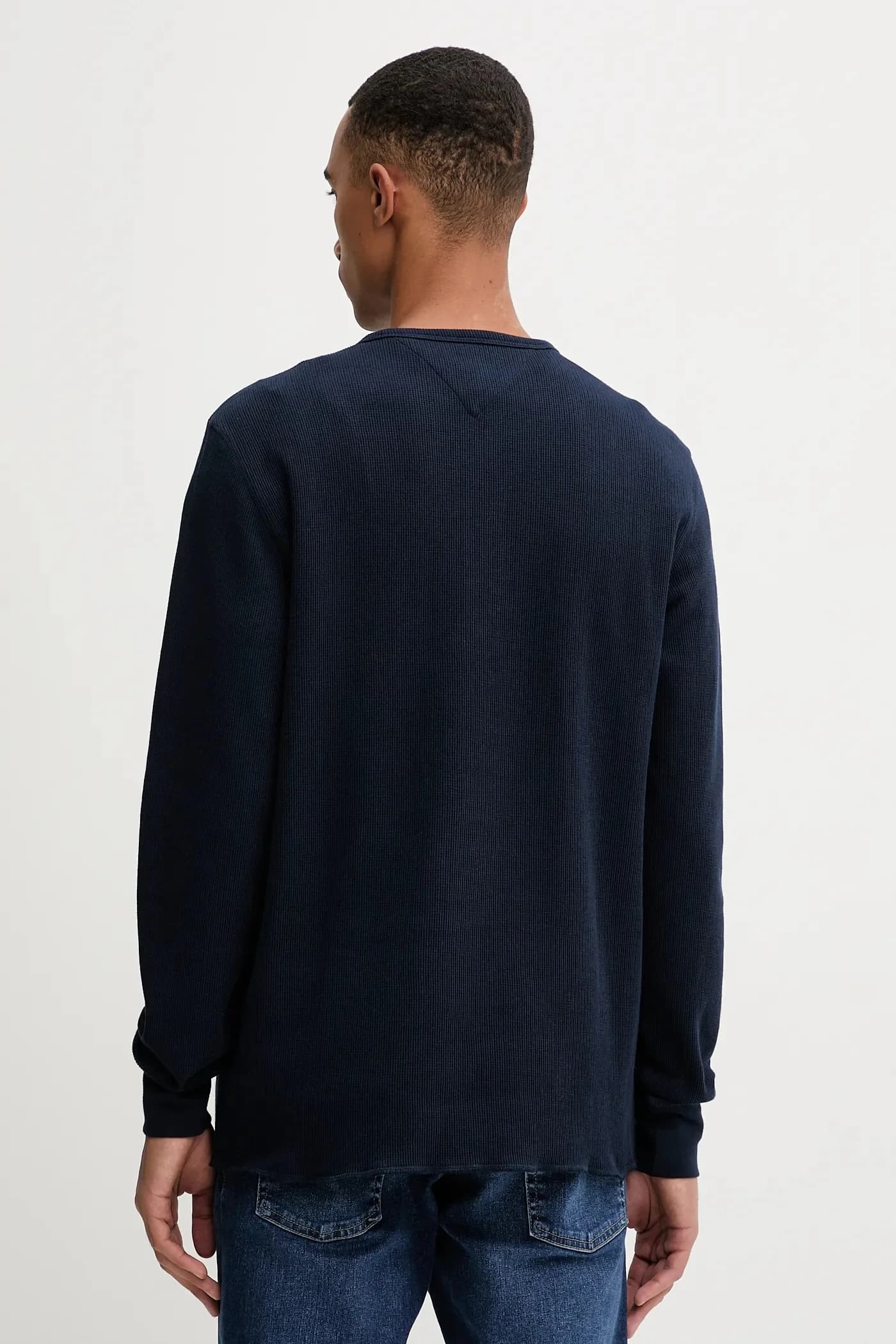 Хлопковая рубашка с длинным рукавом - фото 3