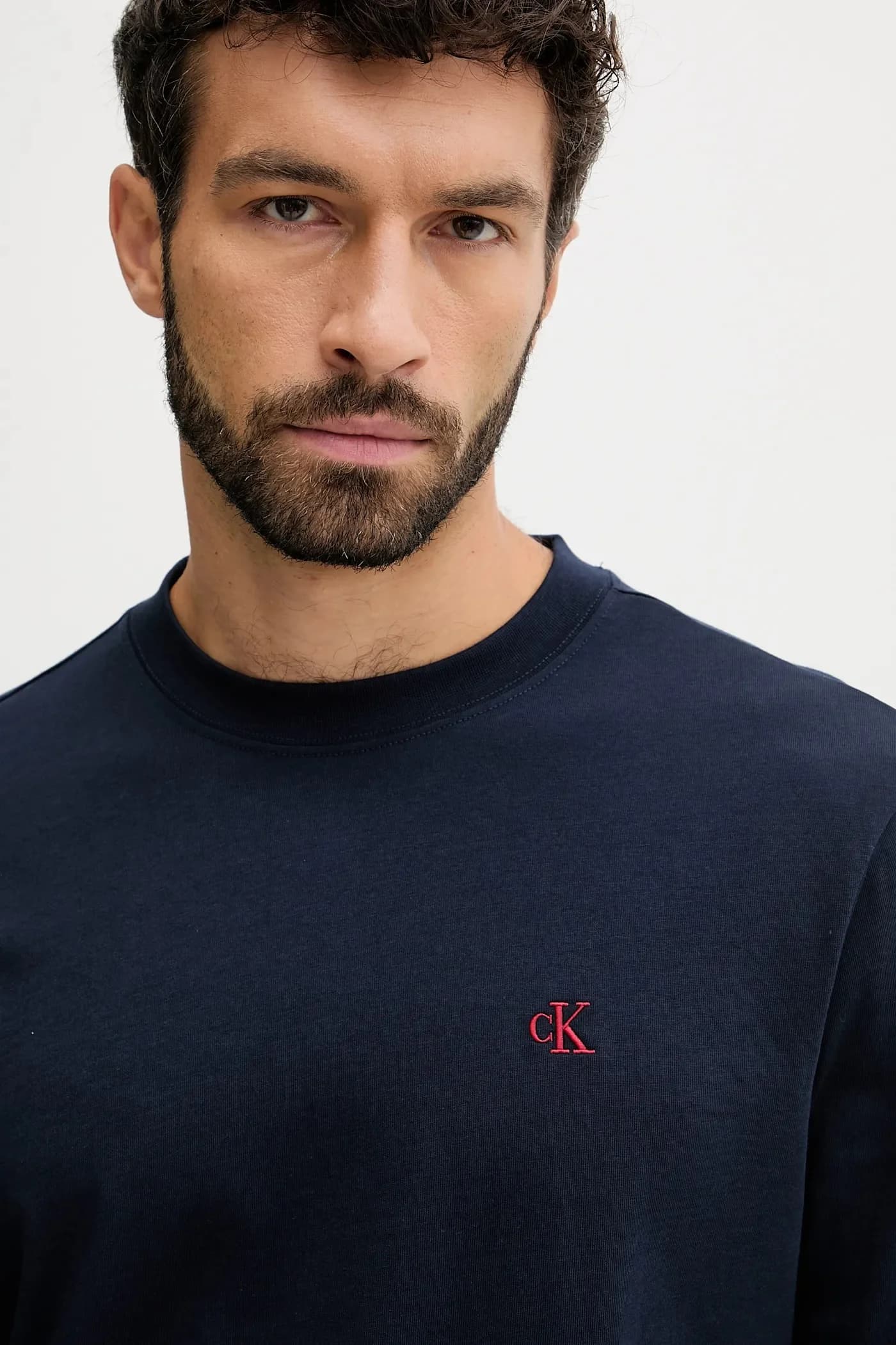 Хлопковая рубашка с длинным рукавом - фото 3