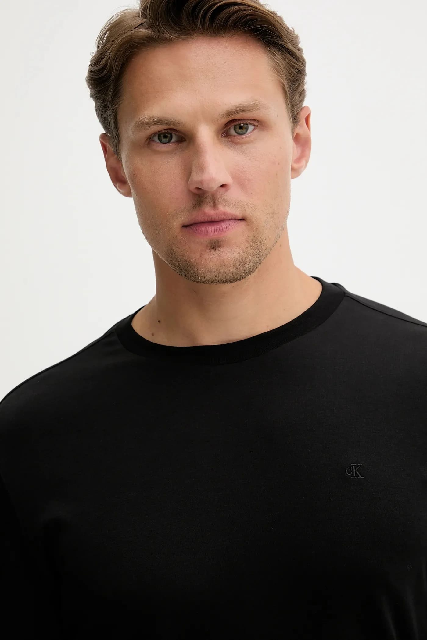 Хлопковая рубашка с длинным рукавом - фото 4