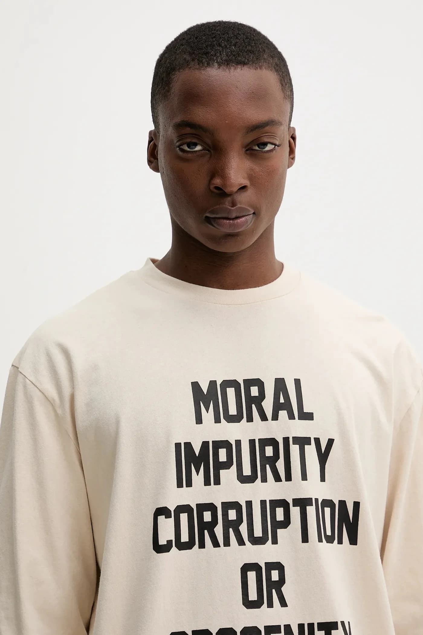 Хлопковая рубашка с длинным рукавом - фото 4