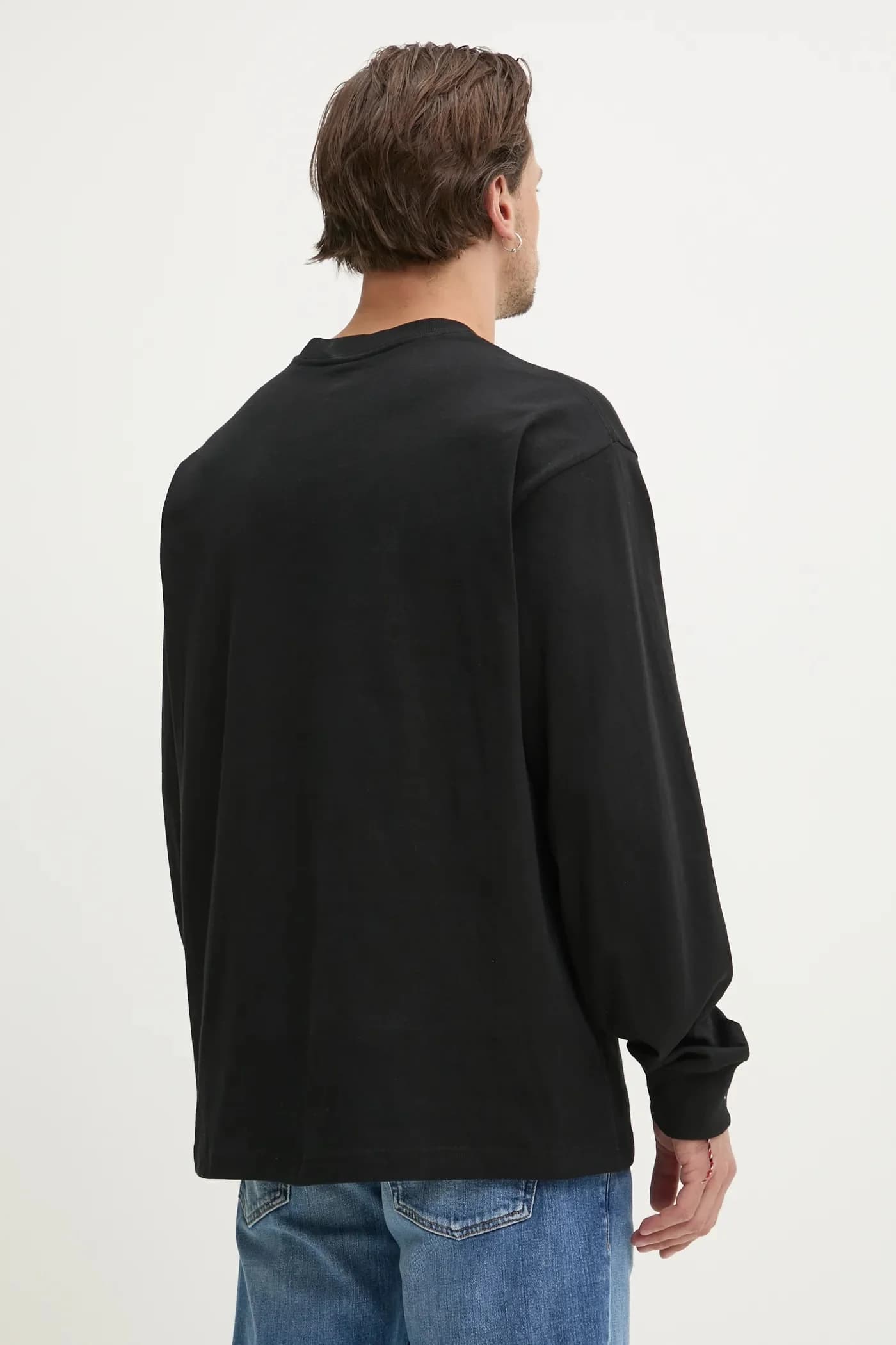 Хлопковая рубашка с длинным рукавом - фото 3