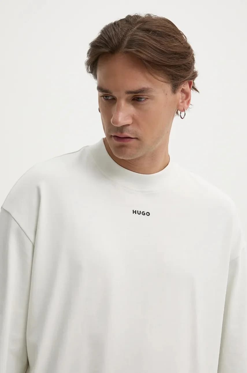 Хлопковая рубашка Daposo с длинными рукавами - фото 4