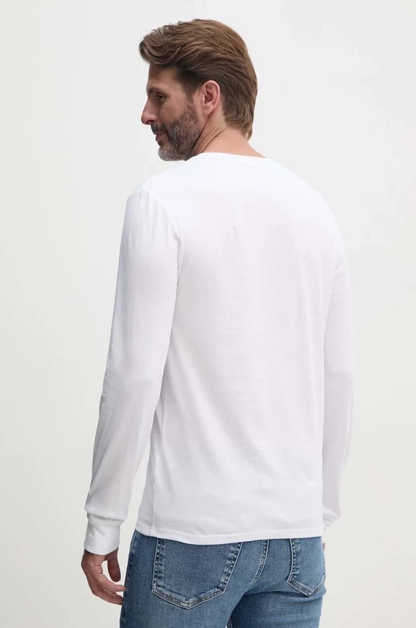 Хлопковая рубашка с длинным рукавом - фото 3