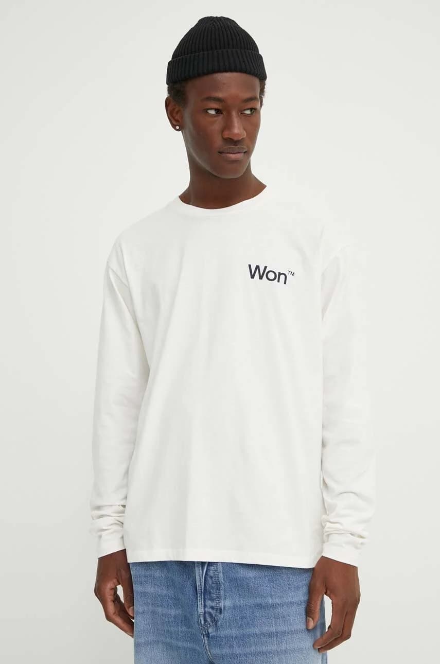 Хлопковая рубашка с длинным рукавом - фото 4