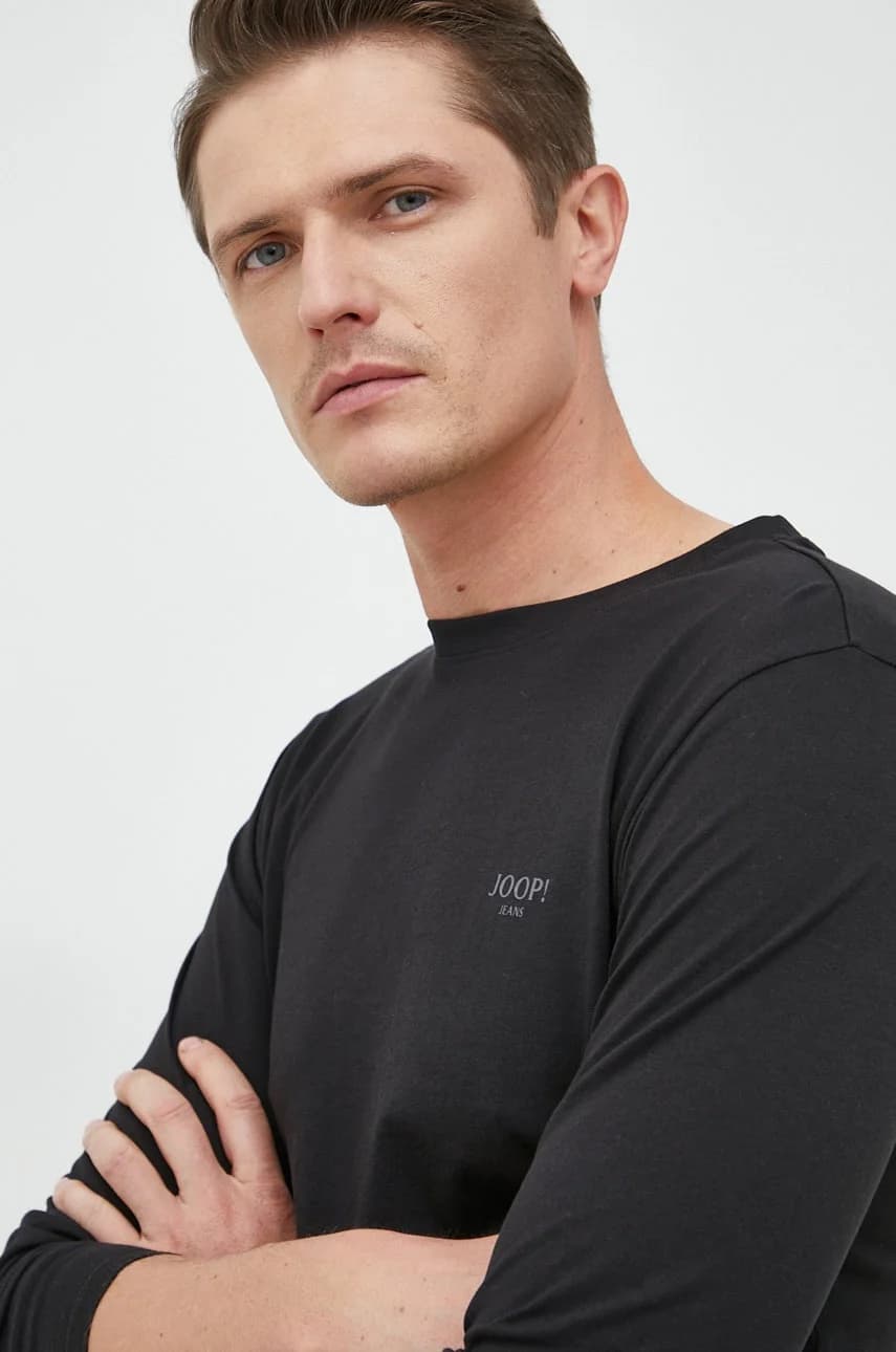 Хлопковая рубашка с длинным рукавом - фото 4