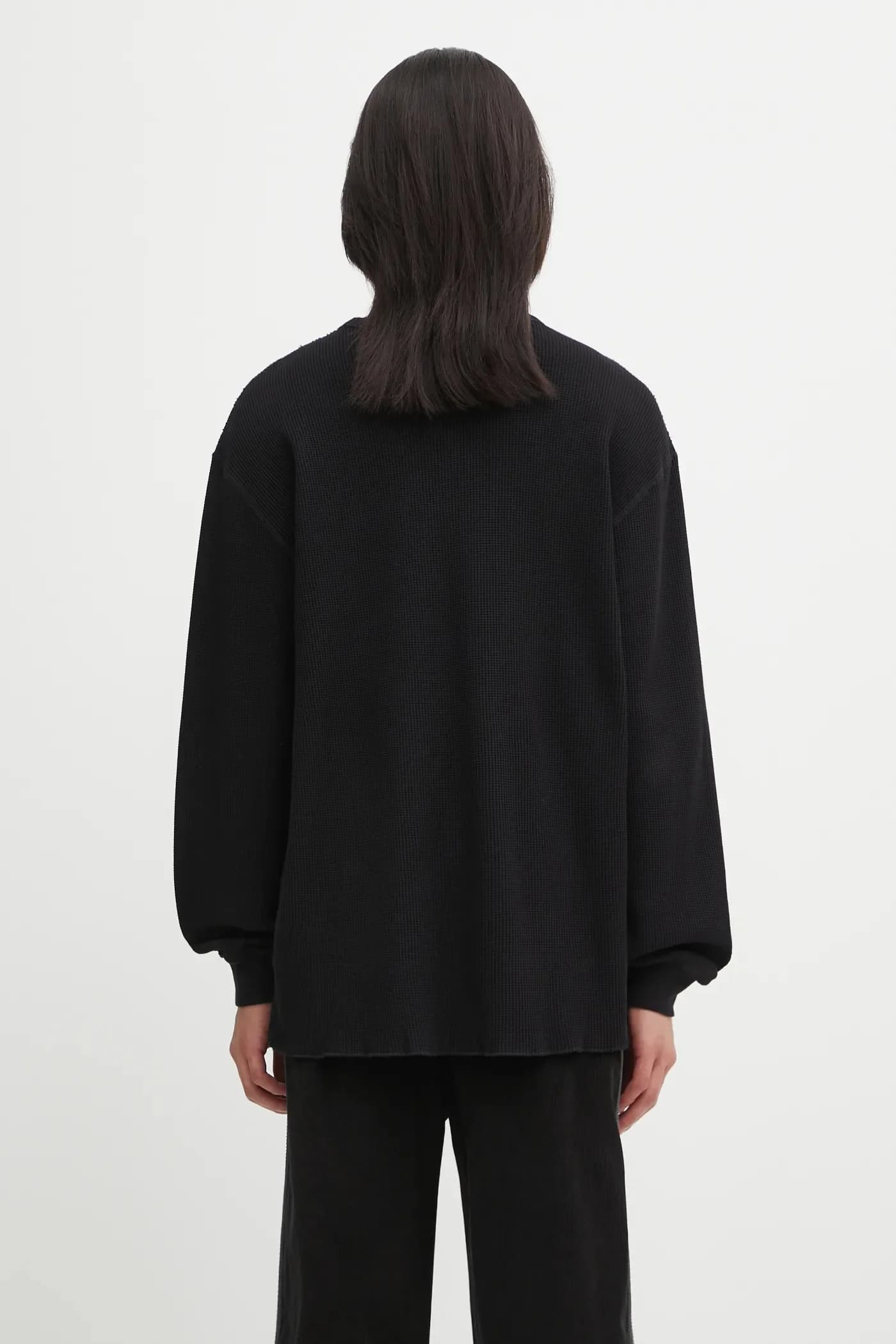 Двусторонняя хлопковая рубашка Temple с длинными рукавами - фото 3