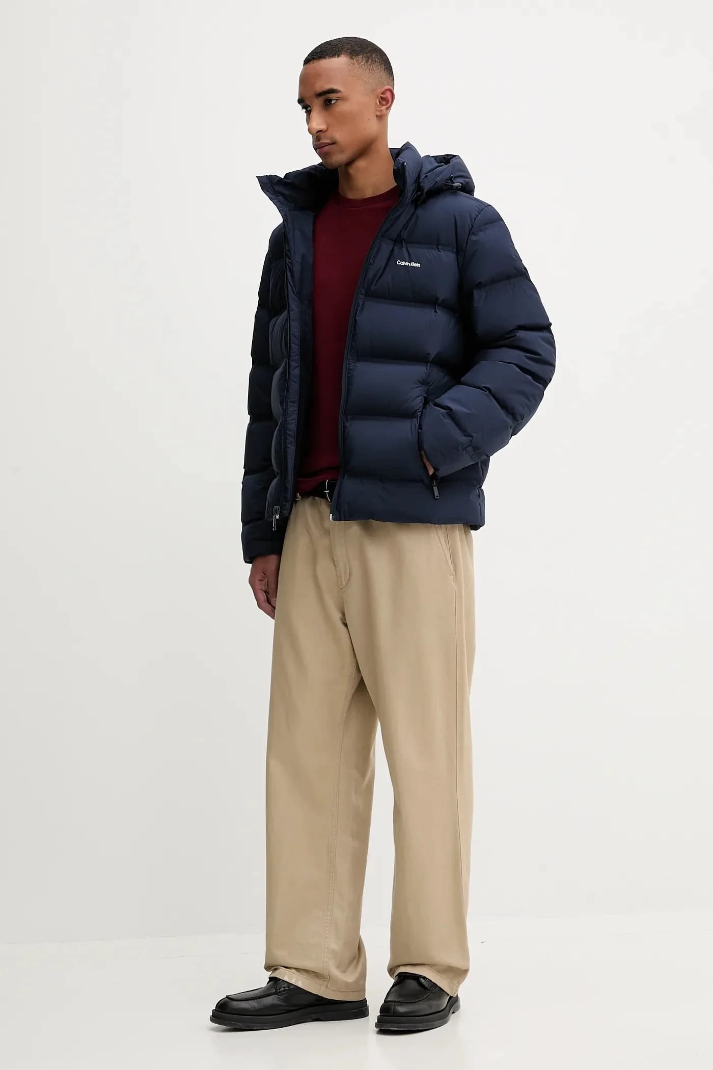 Хлопковая рубашка с длинным рукавом - фото 2