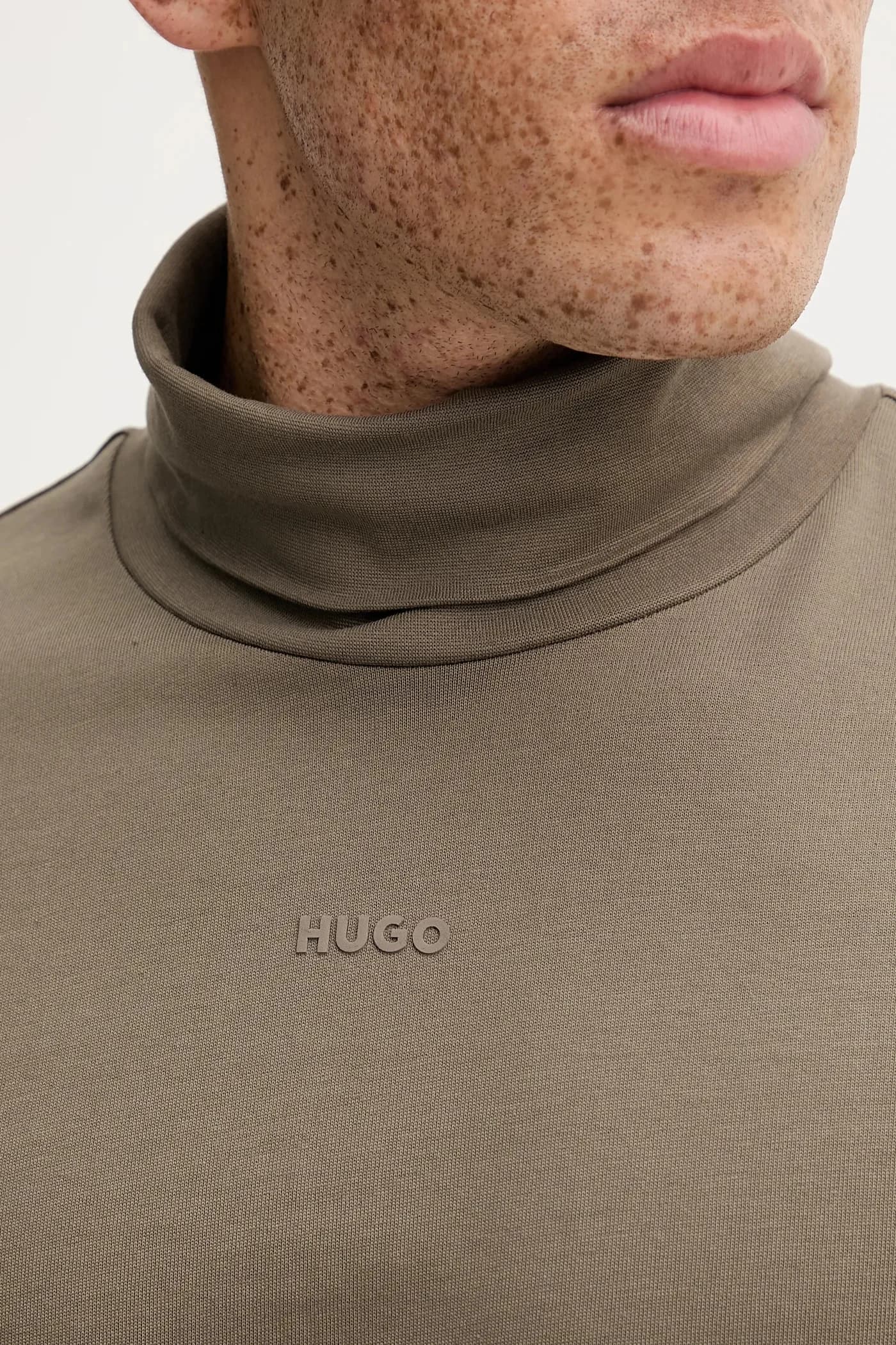 Хлопковая рубашка Daporollo с длинными рукавами - фото 5