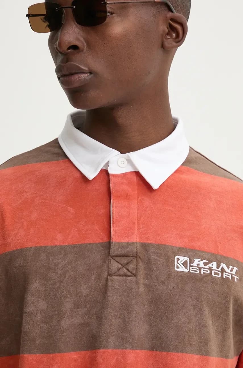 Хлопковая рубашка с длинным рукавом - фото 4