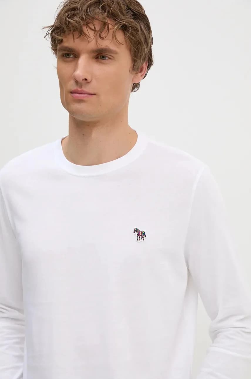 Хлопковая рубашка с длинным рукавом - фото 4