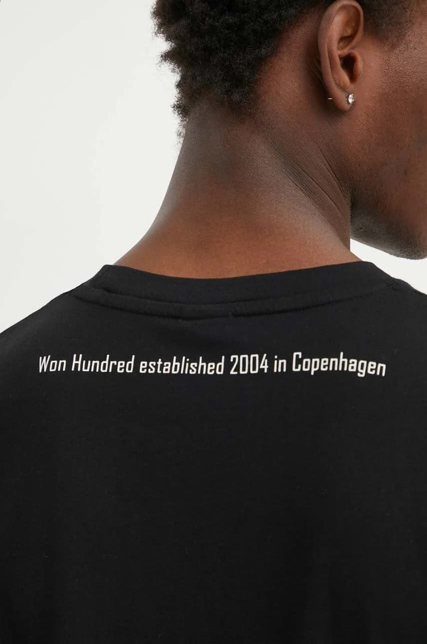 Хлопковая рубашка с длинным рукавом - фото 5