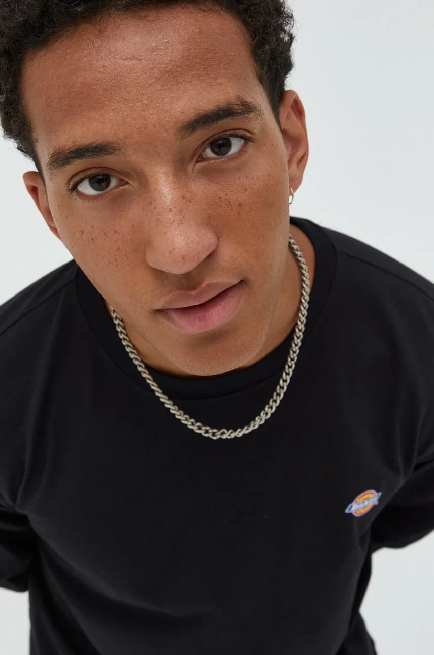 Хлопковая рубашка с длинным рукавом - фото 4