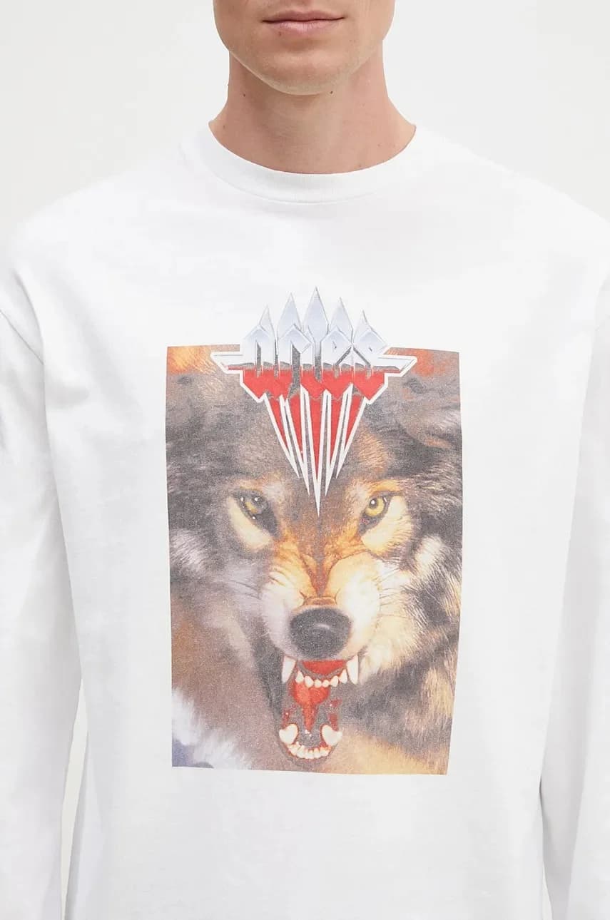Хлопковая футболка с длинными рукавами Wolf - фото 5