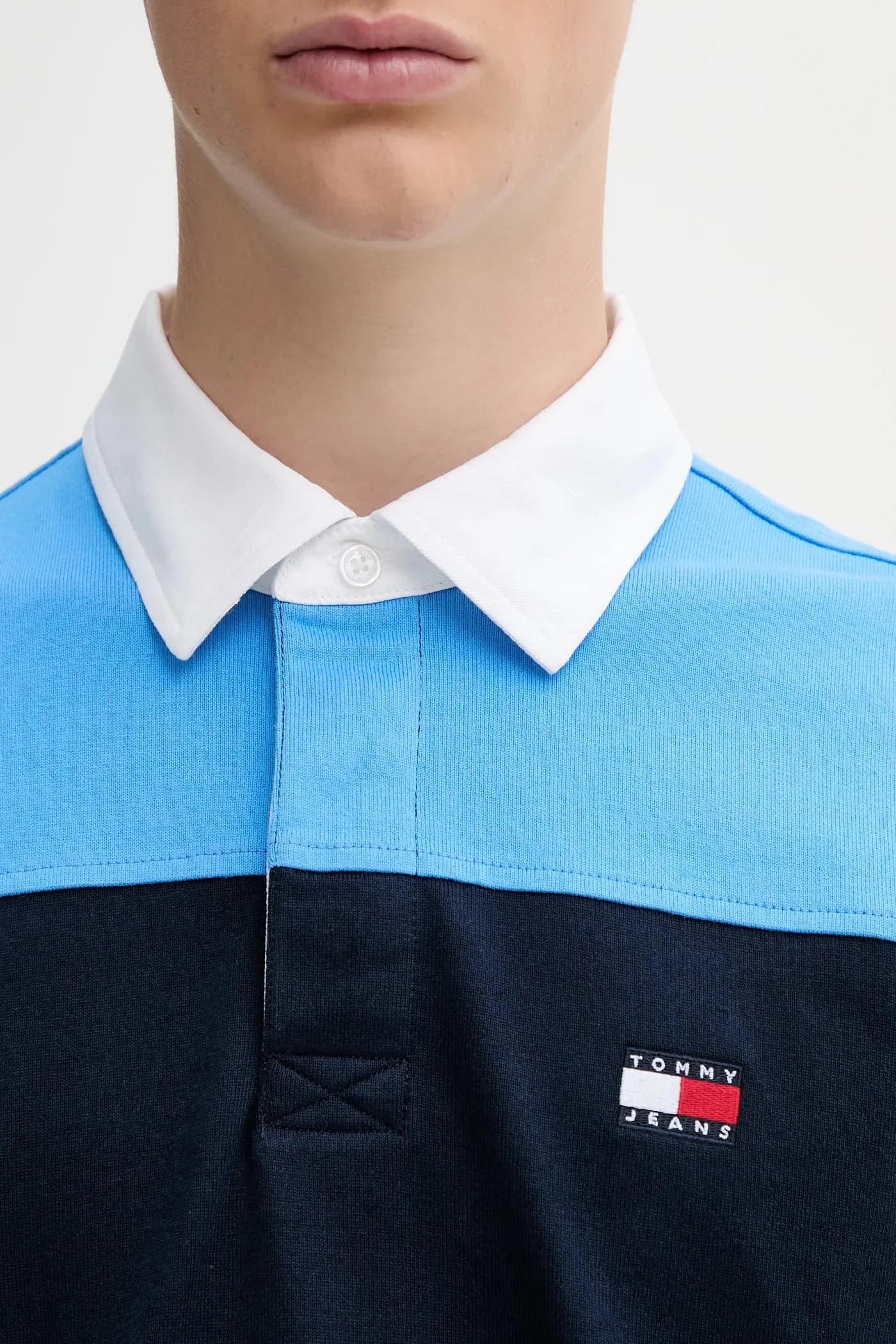 Хлопковая рубашка с длинным рукавом - фото 5