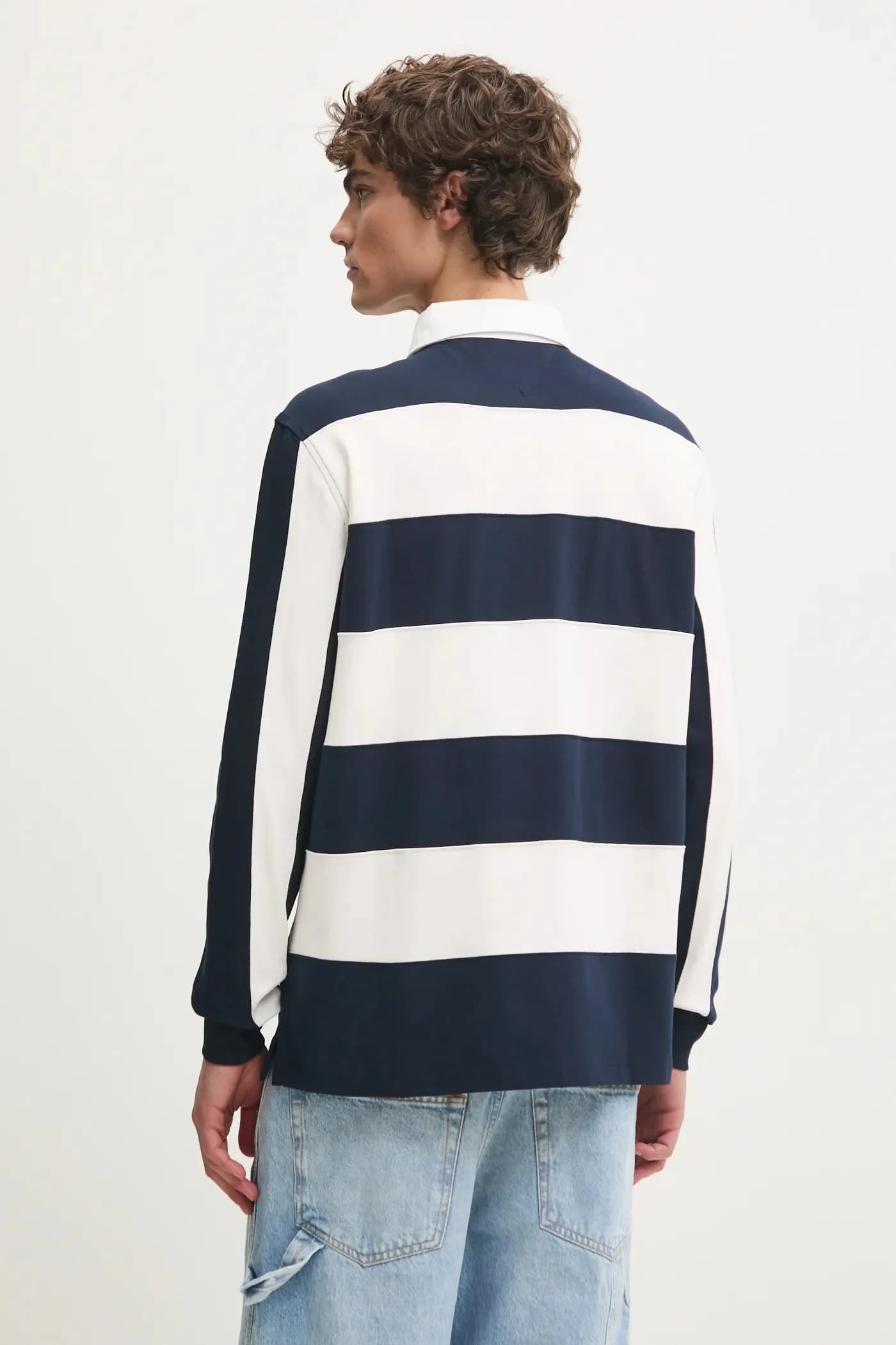 Хлопковая рубашка с длинным рукавом - фото 3