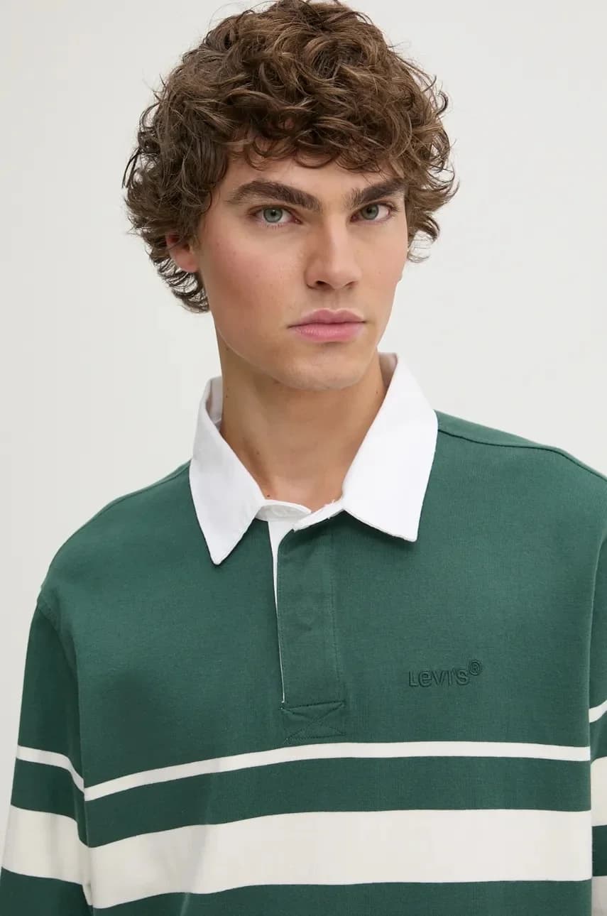 Хлопковая рубашка с длинным рукавом - фото 4