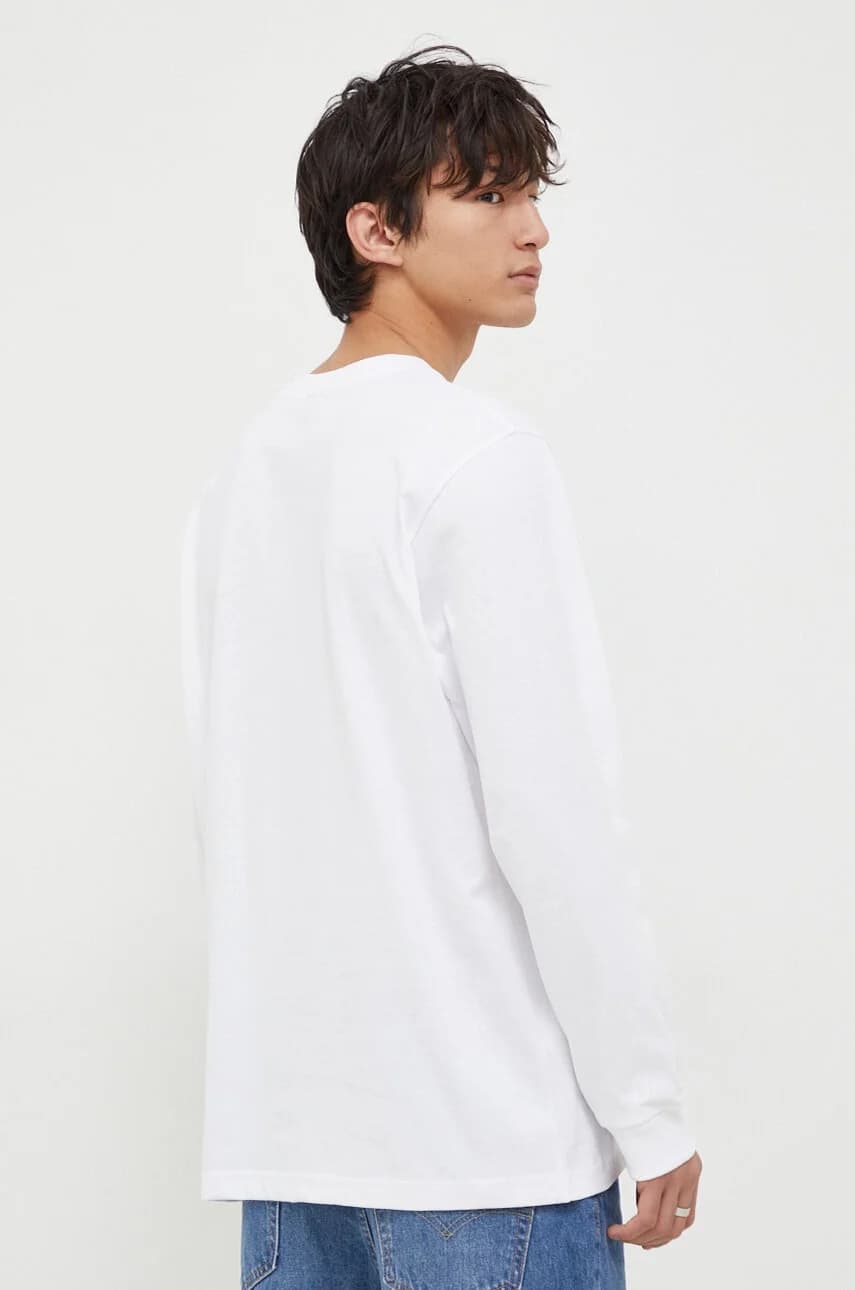 Хлопковая рубашка с длинным рукавом - фото 3