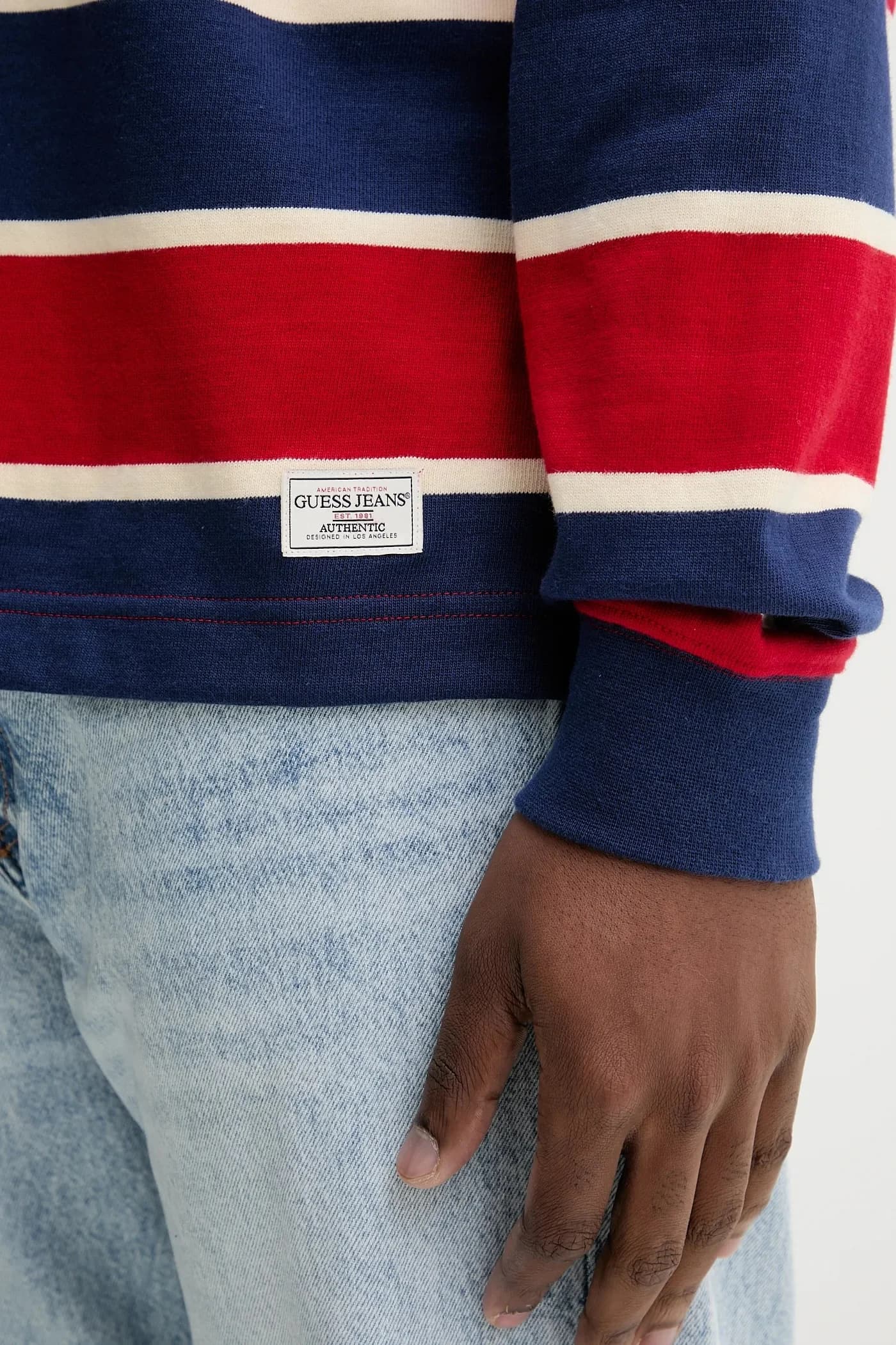 Хлопковая рубашка с длинным рукавом - фото 5