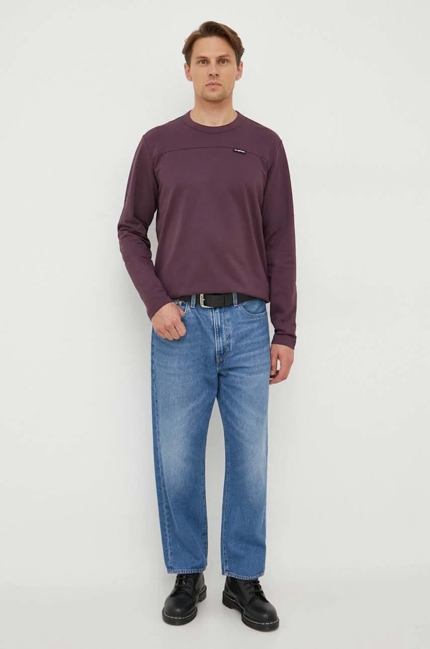 Хлопковая рубашка с длинным рукавом - фото 2