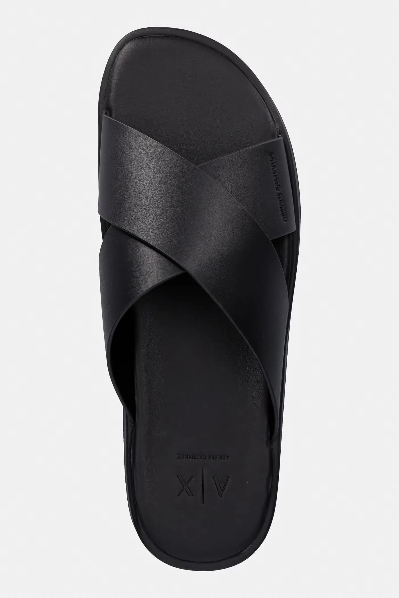 Мужские кожаные шлепанцы - фото 4