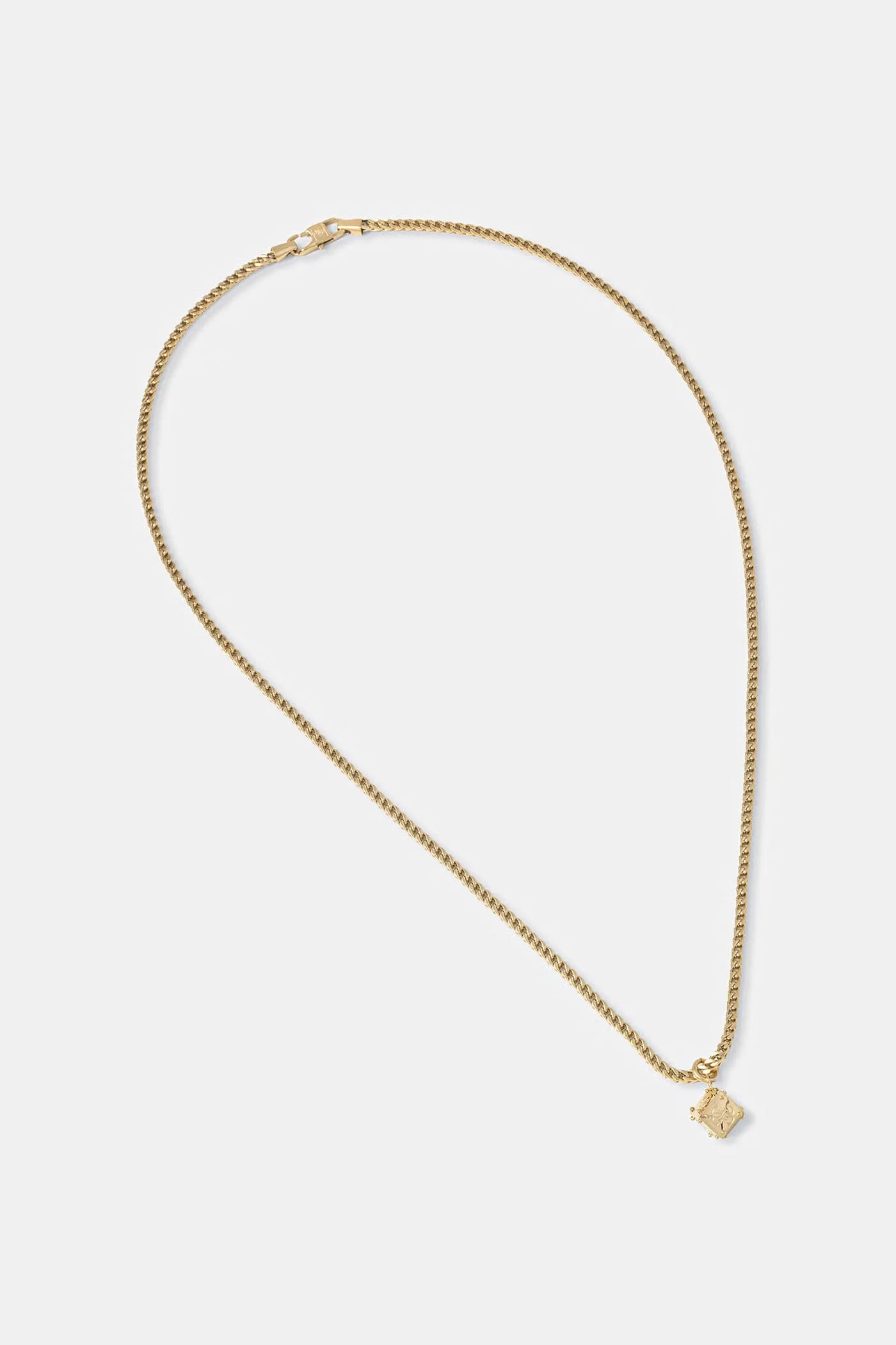 Мужское колье с кулоном из нержавеющей стали 4G FRONTIERS