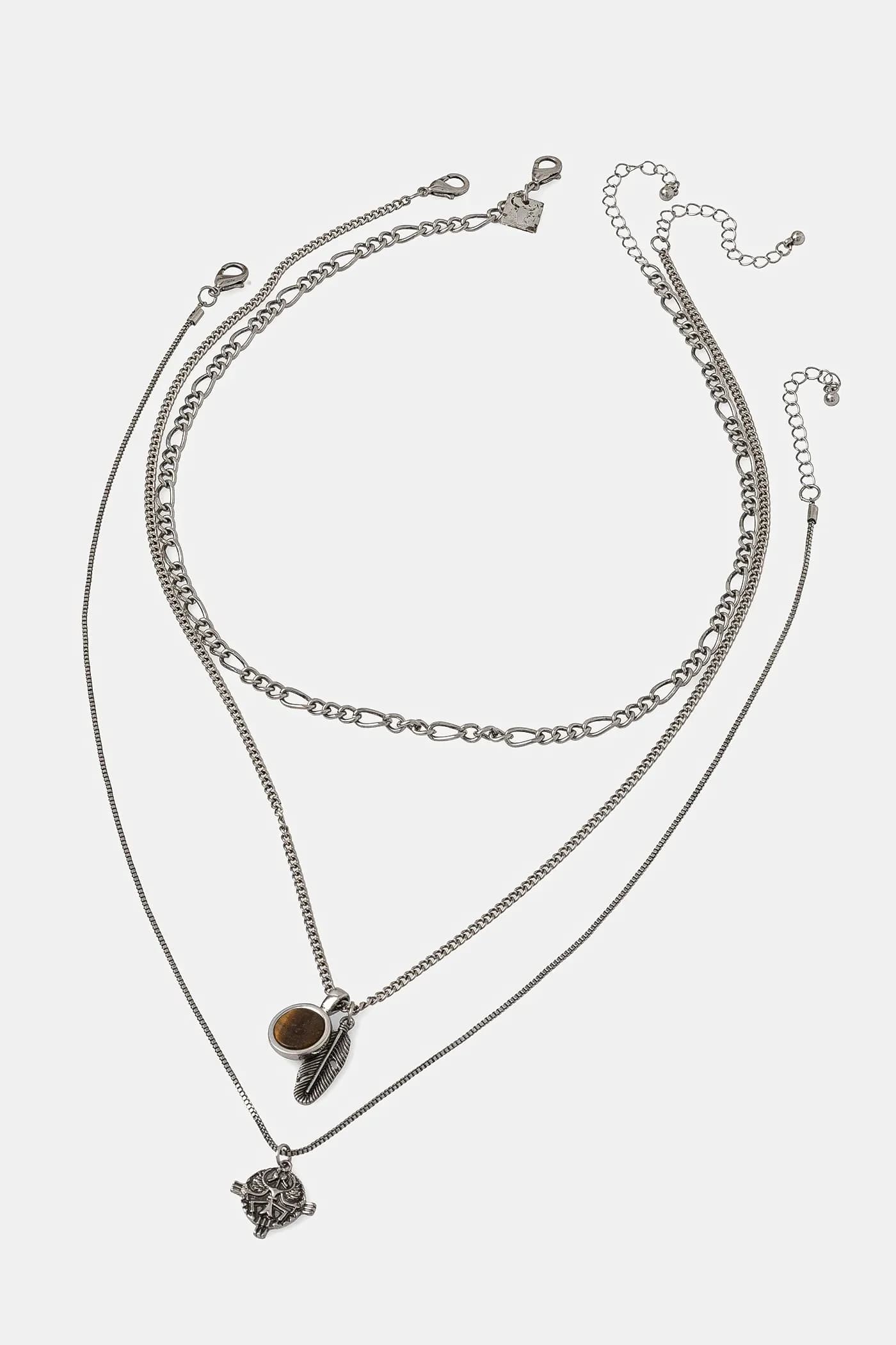 3 пары ожерелий