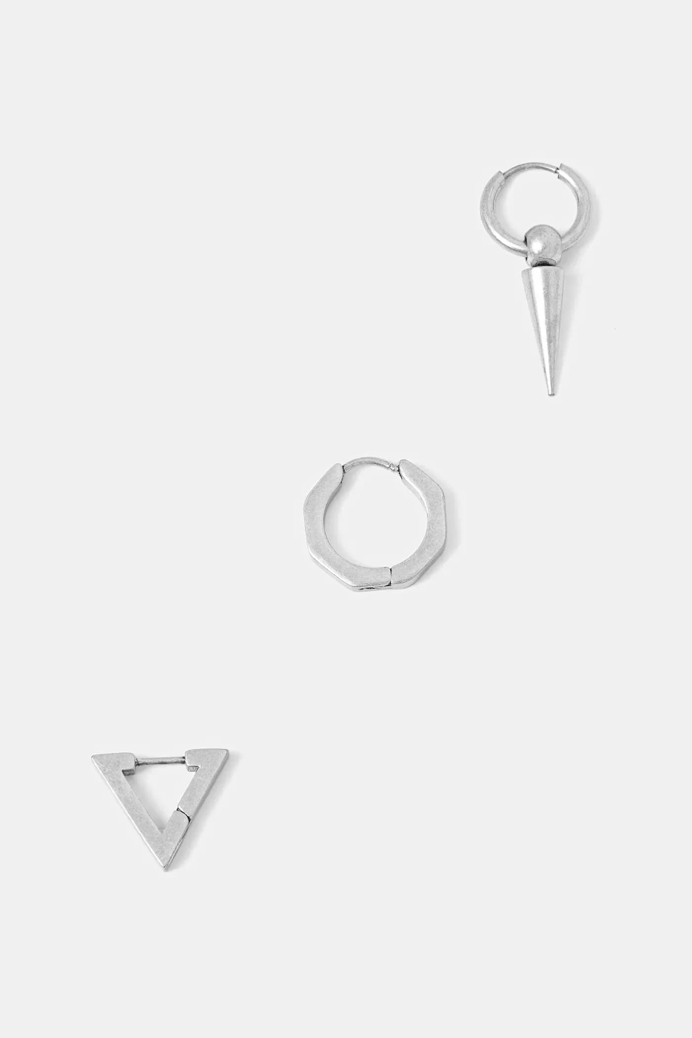 3 пары сережек