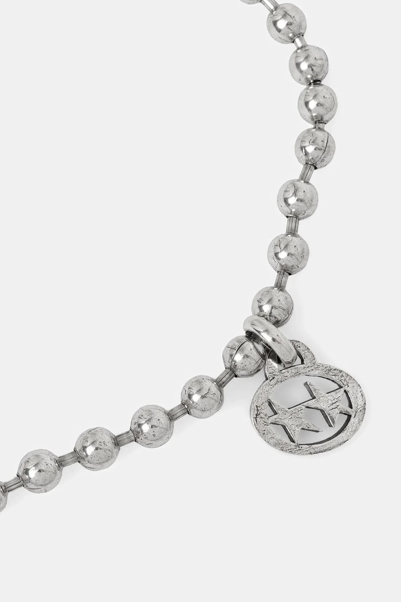 Посеребренное колье - фото 2