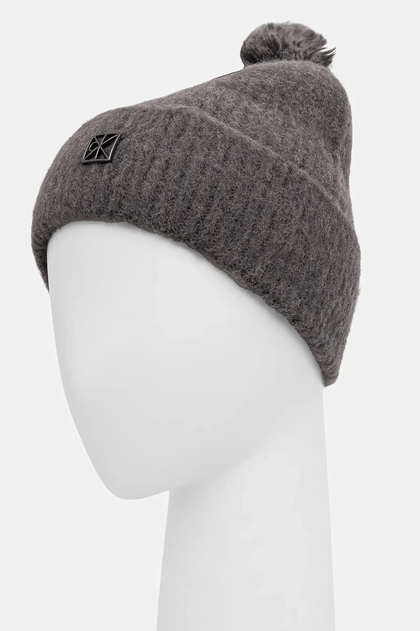 Шапка из смесовой шерсти - фото 2