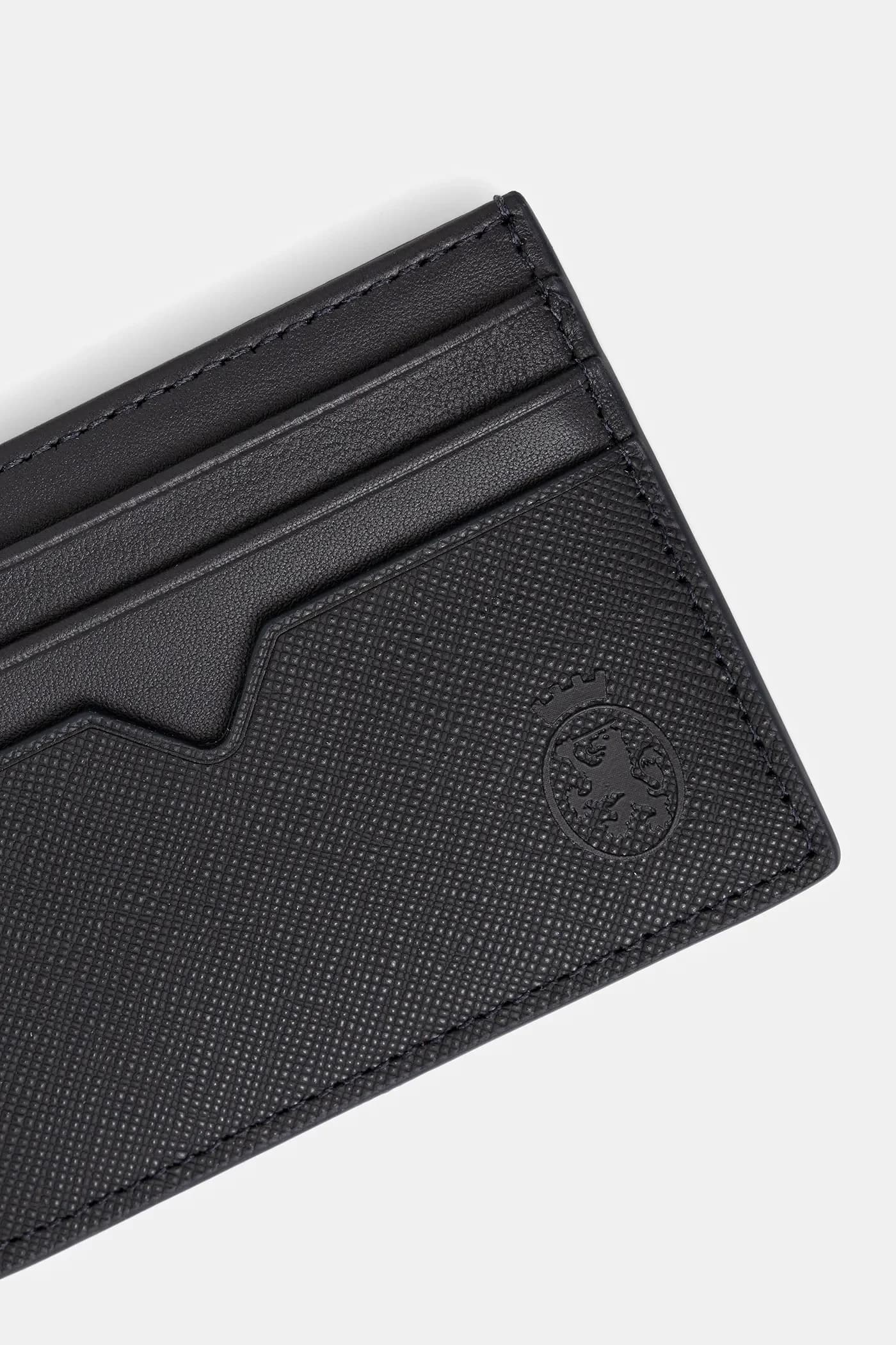 Кожаная визитница и брелок - фото 4