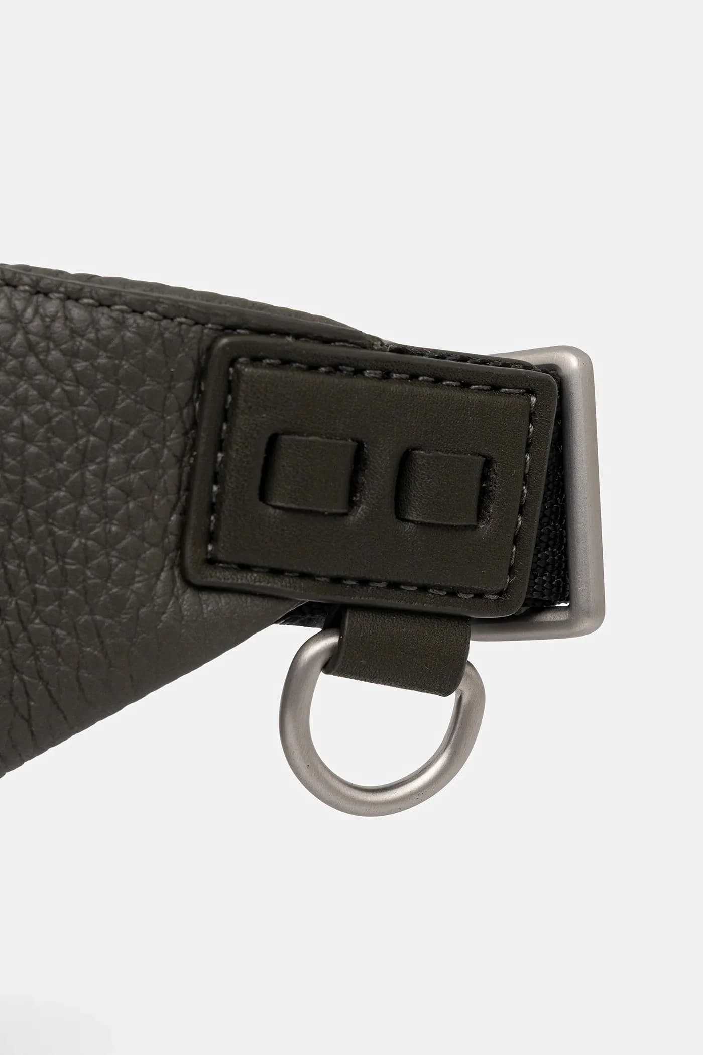 Кожаная поясная сумка - фото 4