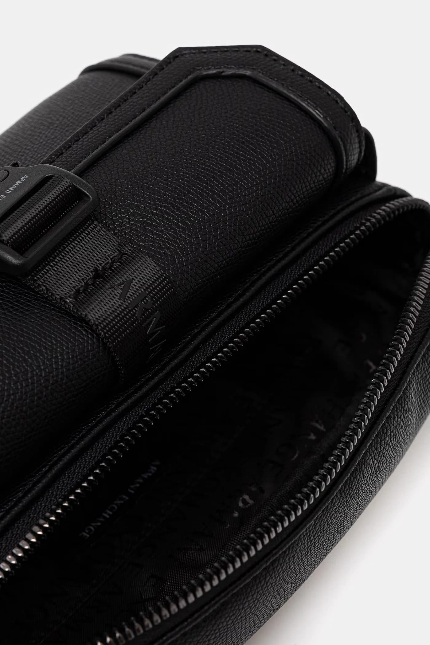 Мужская поясная сумка из искусственной кожи. - фото 5