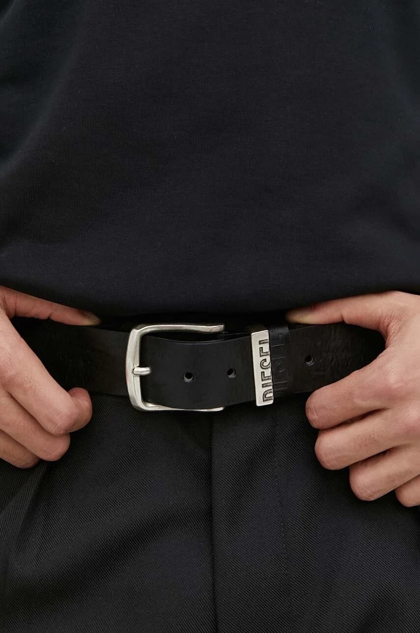 кожаный ремень B-VISIBLE BELT - фото 3