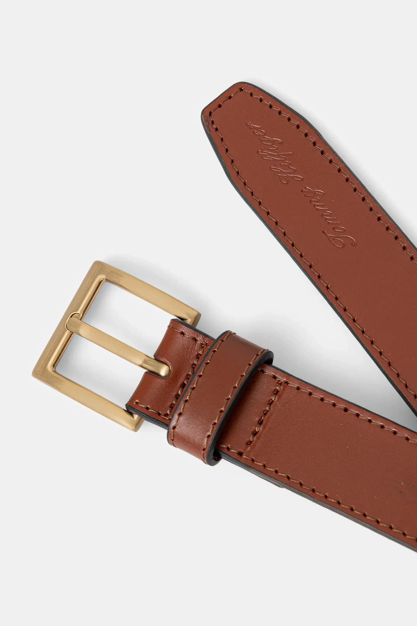 Кожаный ремень - фото 2